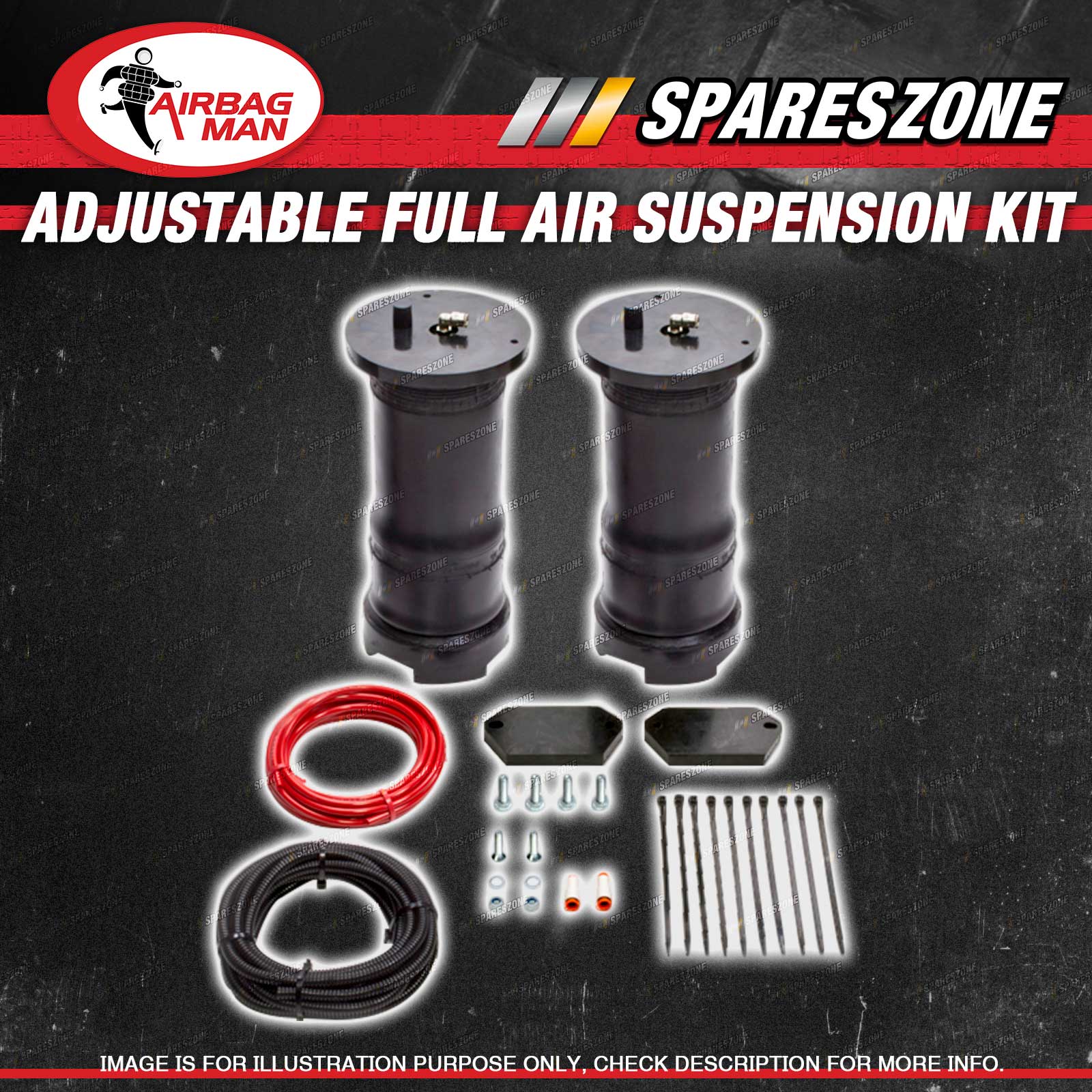 Airbag Man Full Air Suspension Kit Rear for TOYOTA LANDCRUISER PRADO
