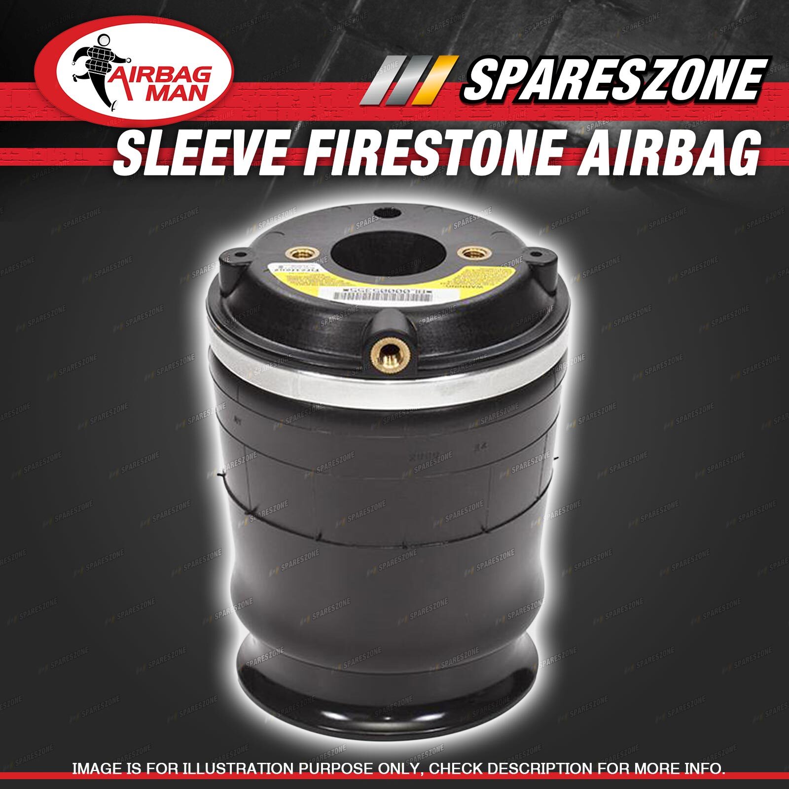 Airbag Man Sleeve Firestone Airbag R6.5 Assy, Side 1/8 NPT Medium 920Kg