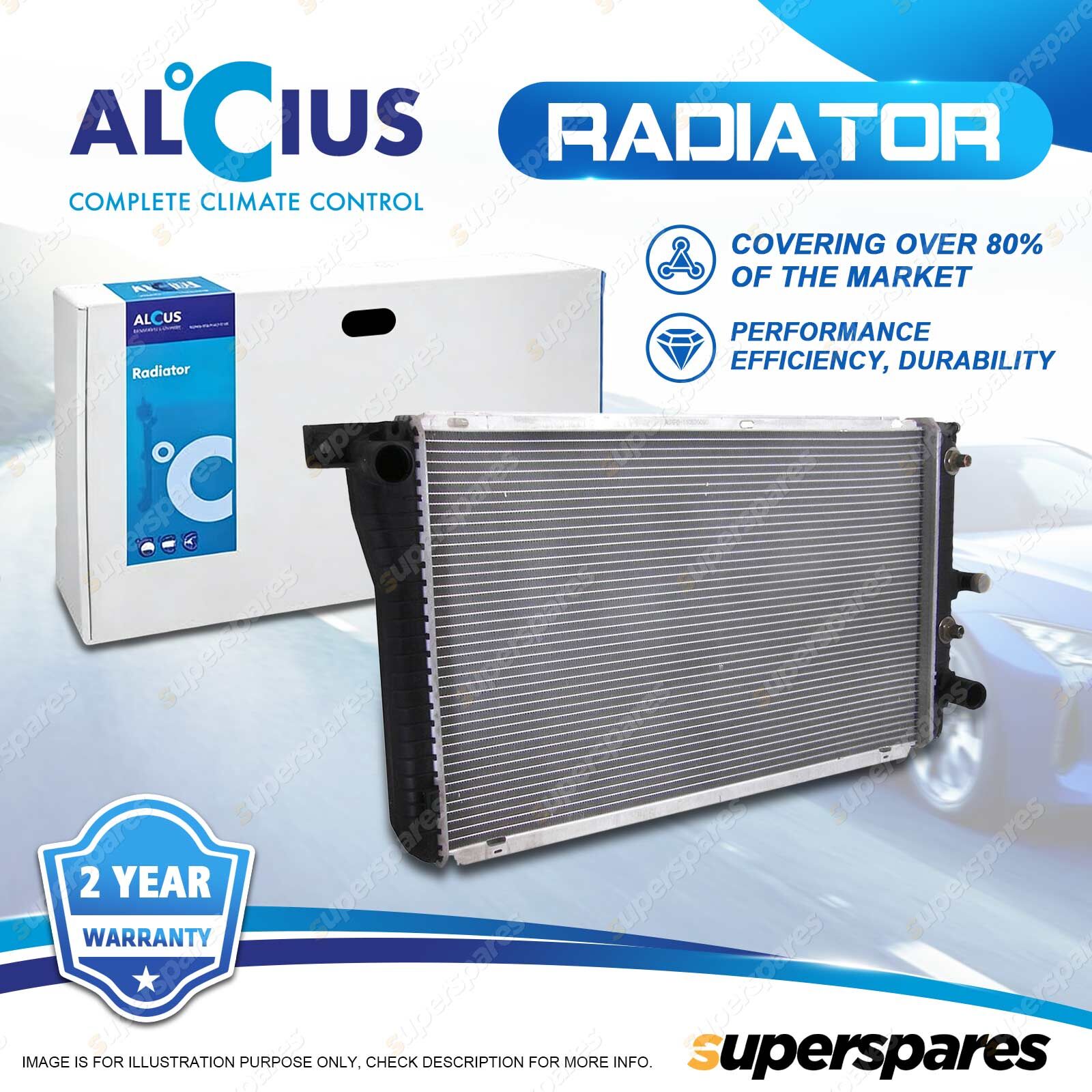 Alcius Radiator for Toyota Hiace 2.0L 2.4L Automatic Oil Cooler 390mm