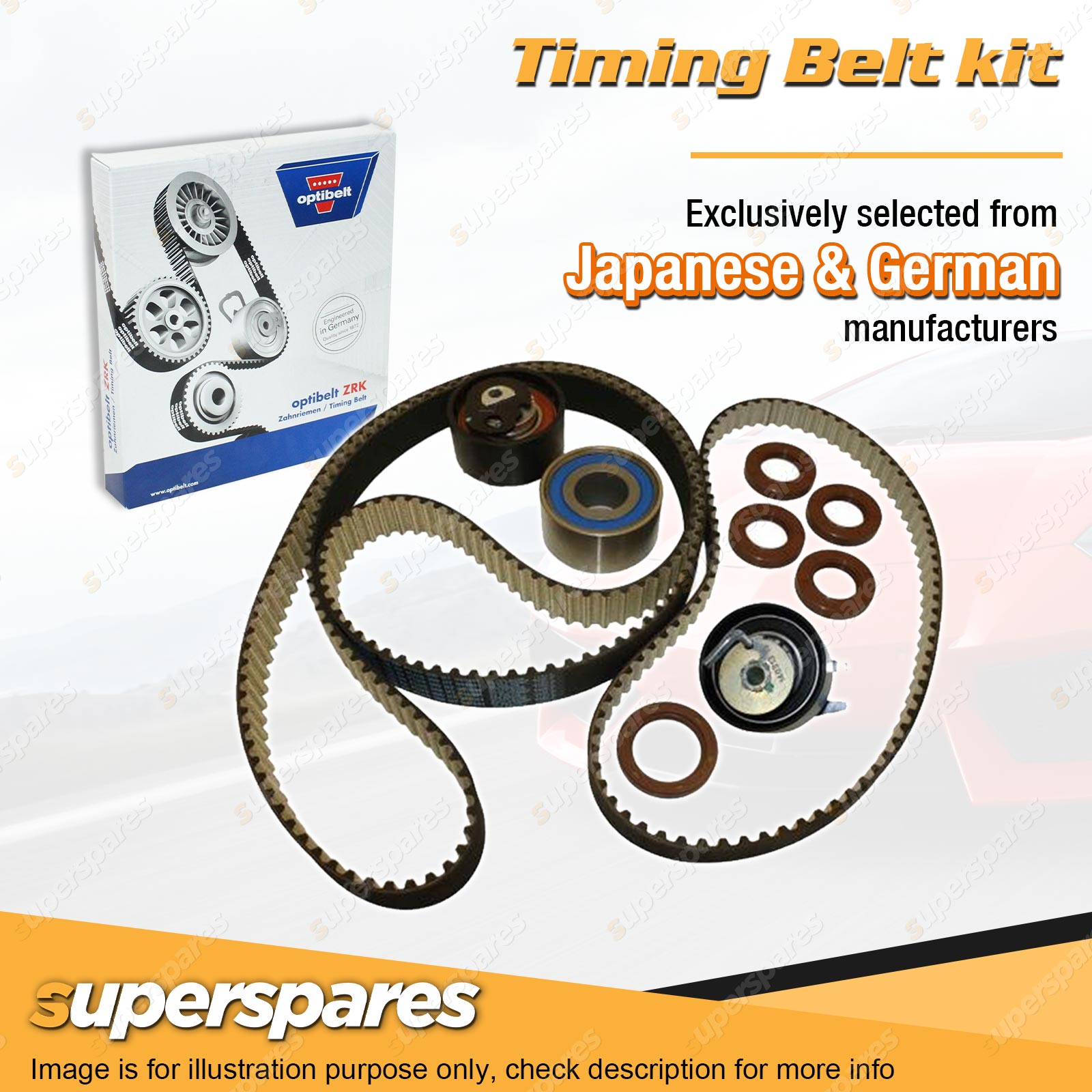 Timing Belt Kit for Ford Territory SZ 2.7L V6 DOHC 24V Diesel 5/2011On