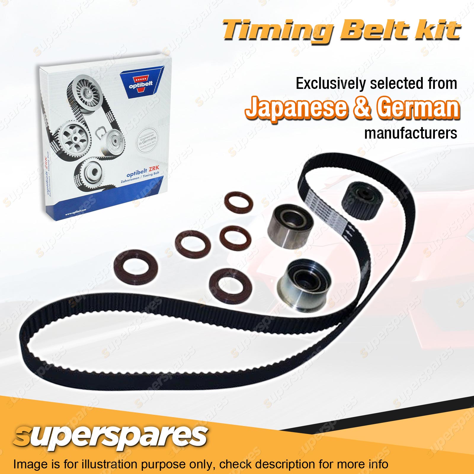Timing Belt Kit for Subaru Forester SF Impreza GF Liberty BD BG EJ16