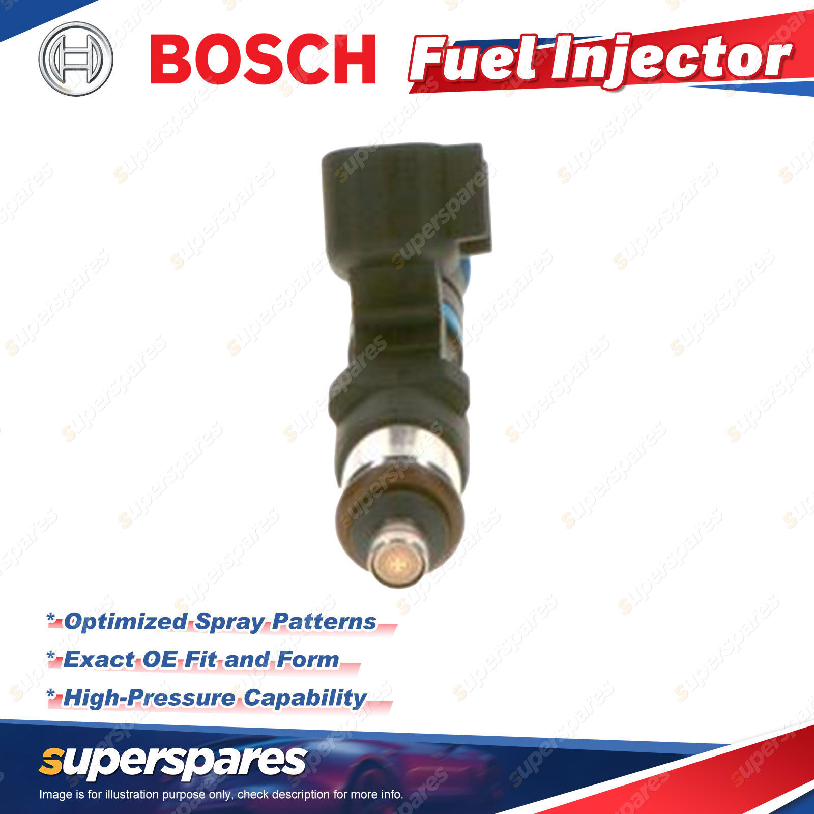 1Pc Bosch Fuel Injector for Land Rover Discovery L319 AWD Petrol 4.0L ...