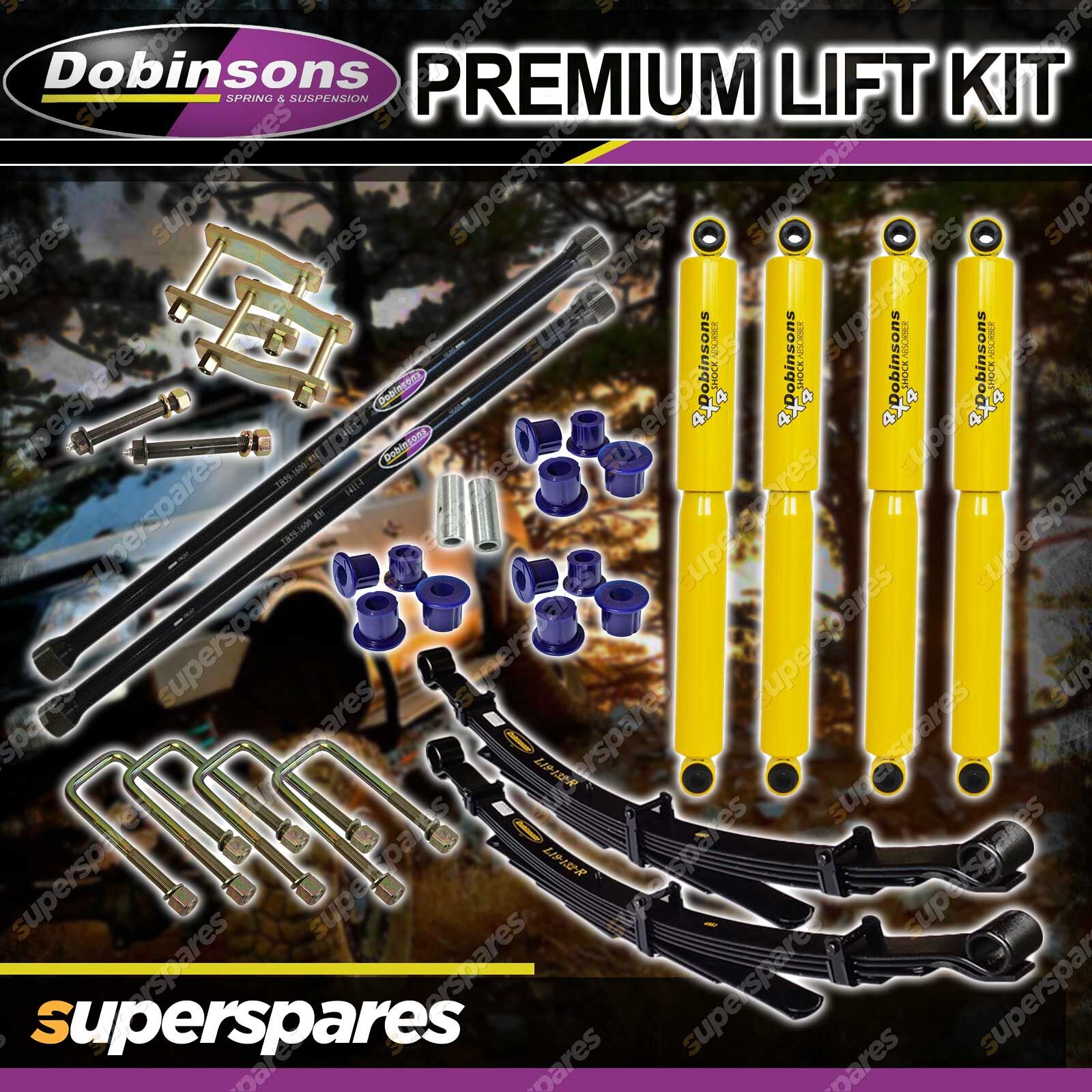 Dobinsons 2 Inch Shocks Torsion Bar Leaf Springs Lift Kit for Mazda BT50 0711