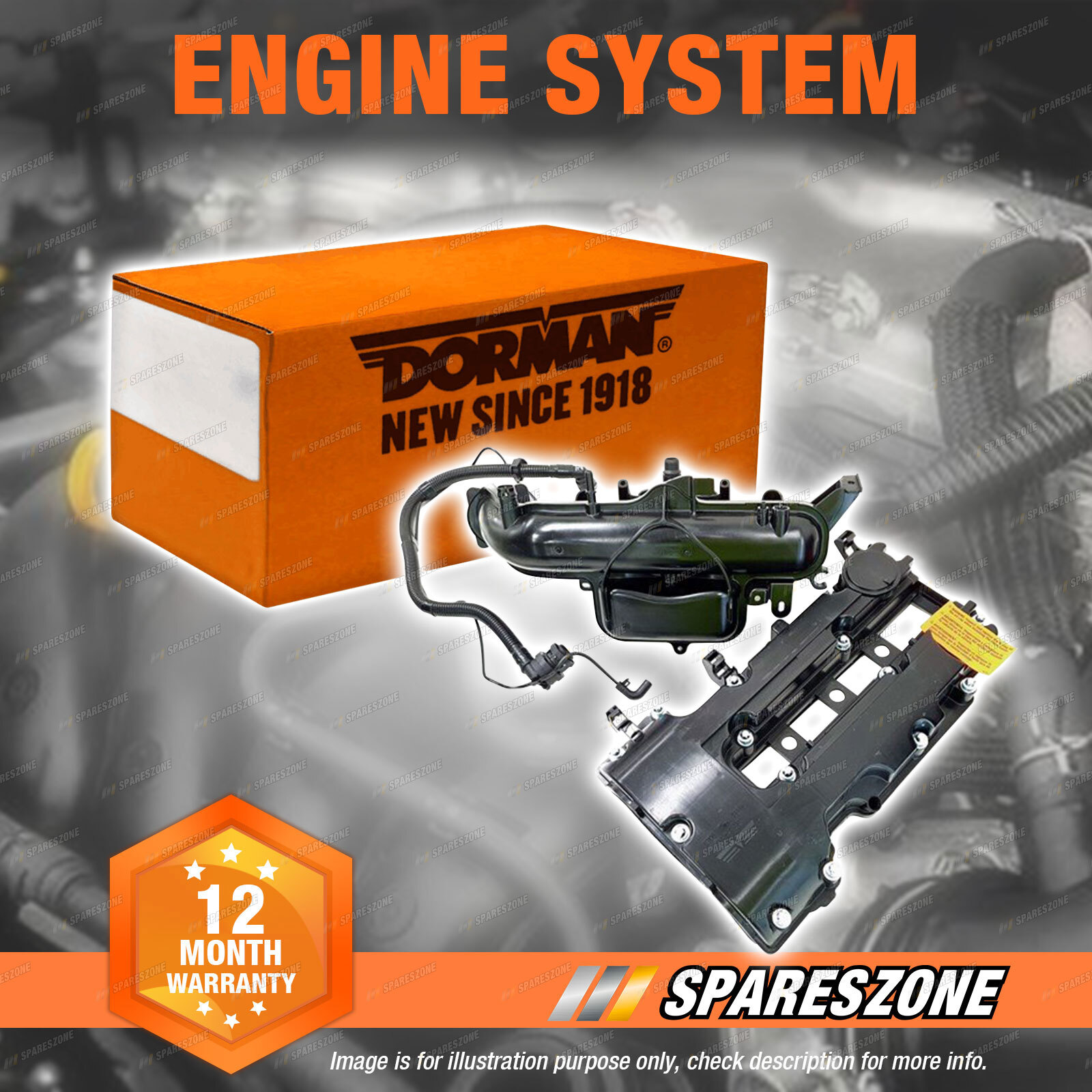 Dorman Inlet Manifold & Pcv Hose Kit for Holden Barina RS TM TMV 1.4L