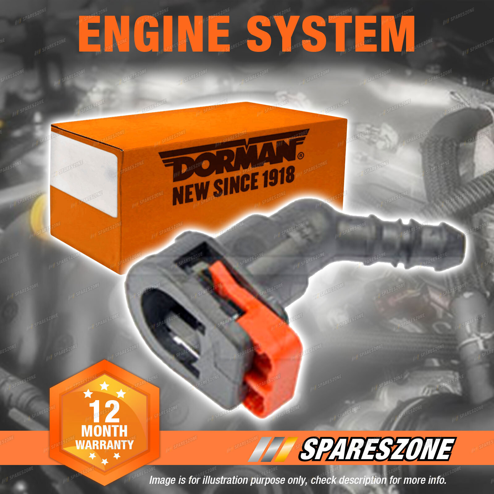 Dorman Fuel Line Connector 3/8 In. Steel to 5/16 In. Nylon Part