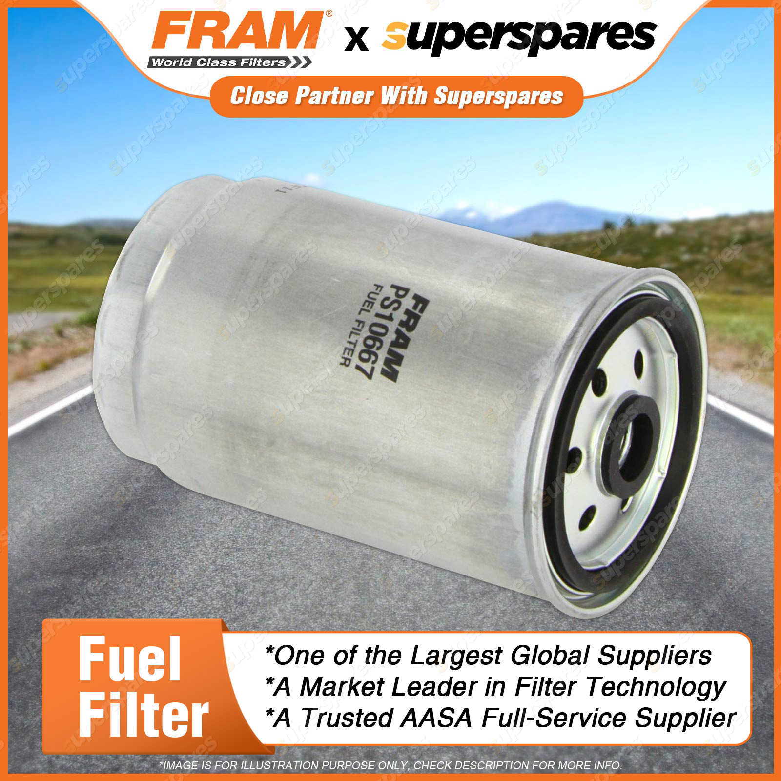 Fram Fuel Filter for Hyundai Grandeur TG I20 I30 I40 Santa Fe CM DM