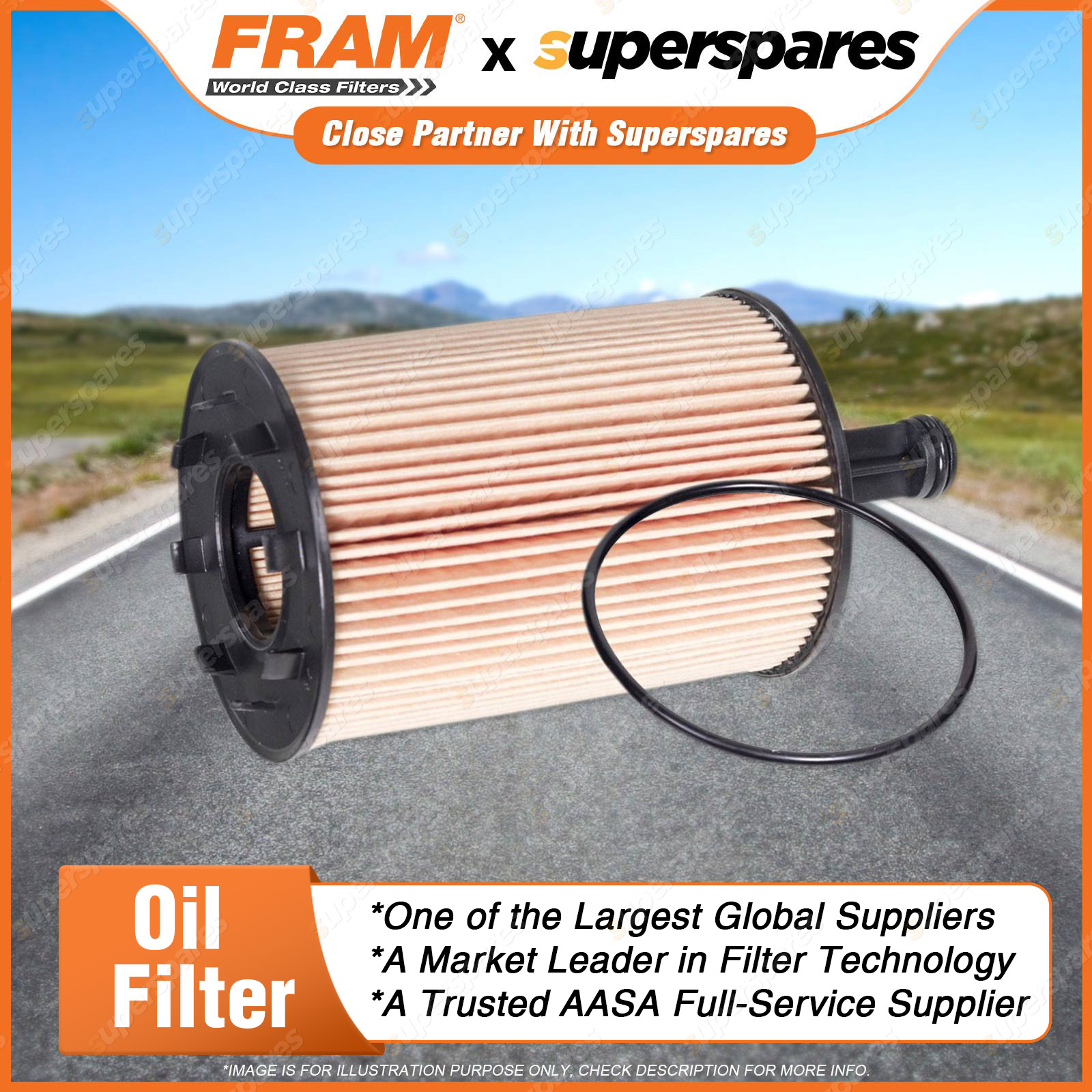 Fram Oil Filter for Jeep COMPASS MK PATRIOT MK Turbo Diesel ECD Premium