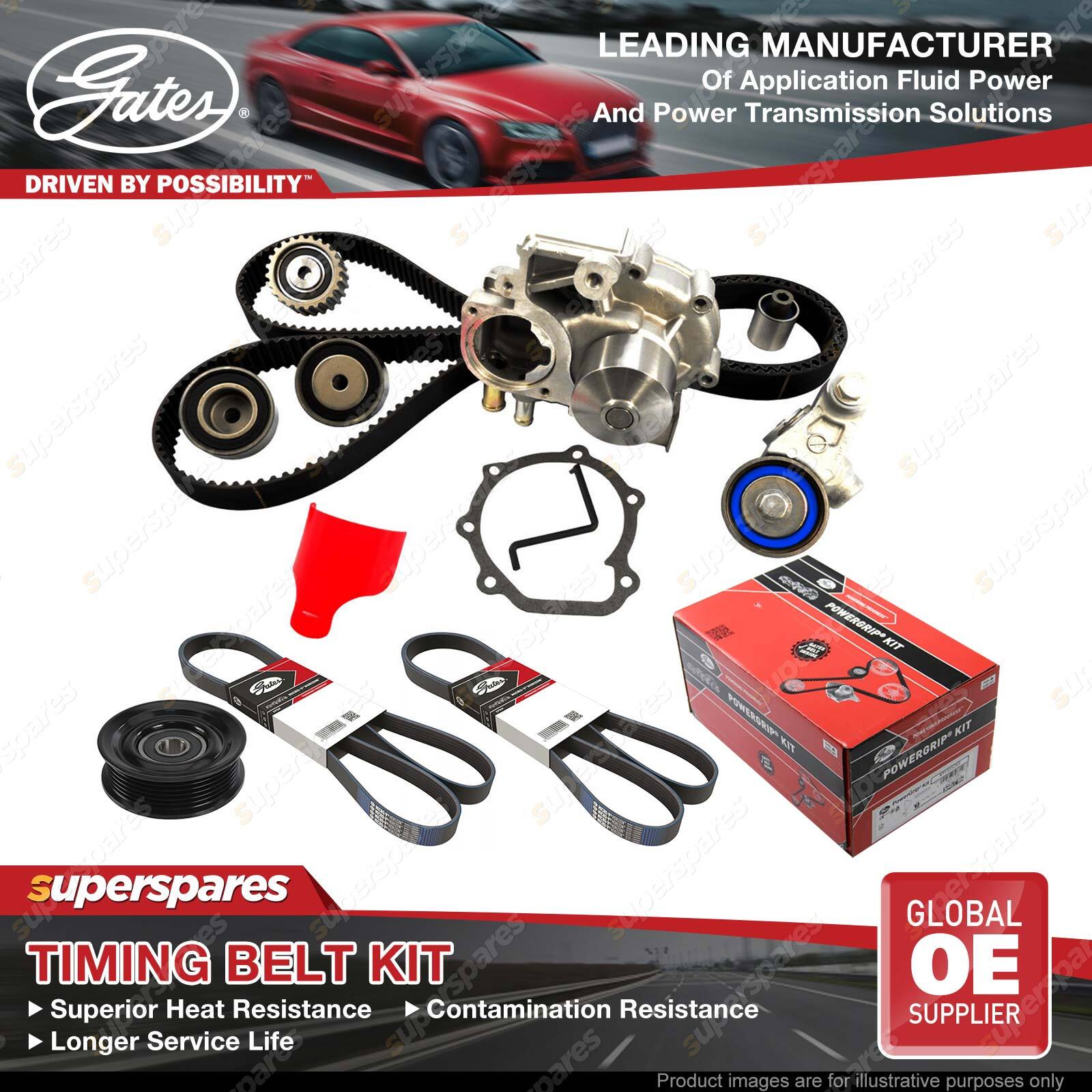 Gates Timing Belt Kit for Subaru Impreza G11GD 2.0L 92KW 1994CC EJ201