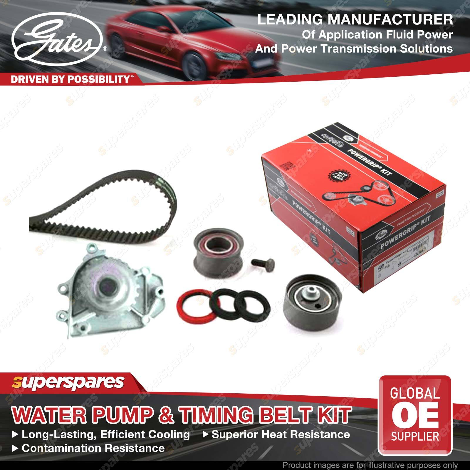 Gates Water Pump Timing Belt Kit for Honda Civic EJ EK EM1 EG5