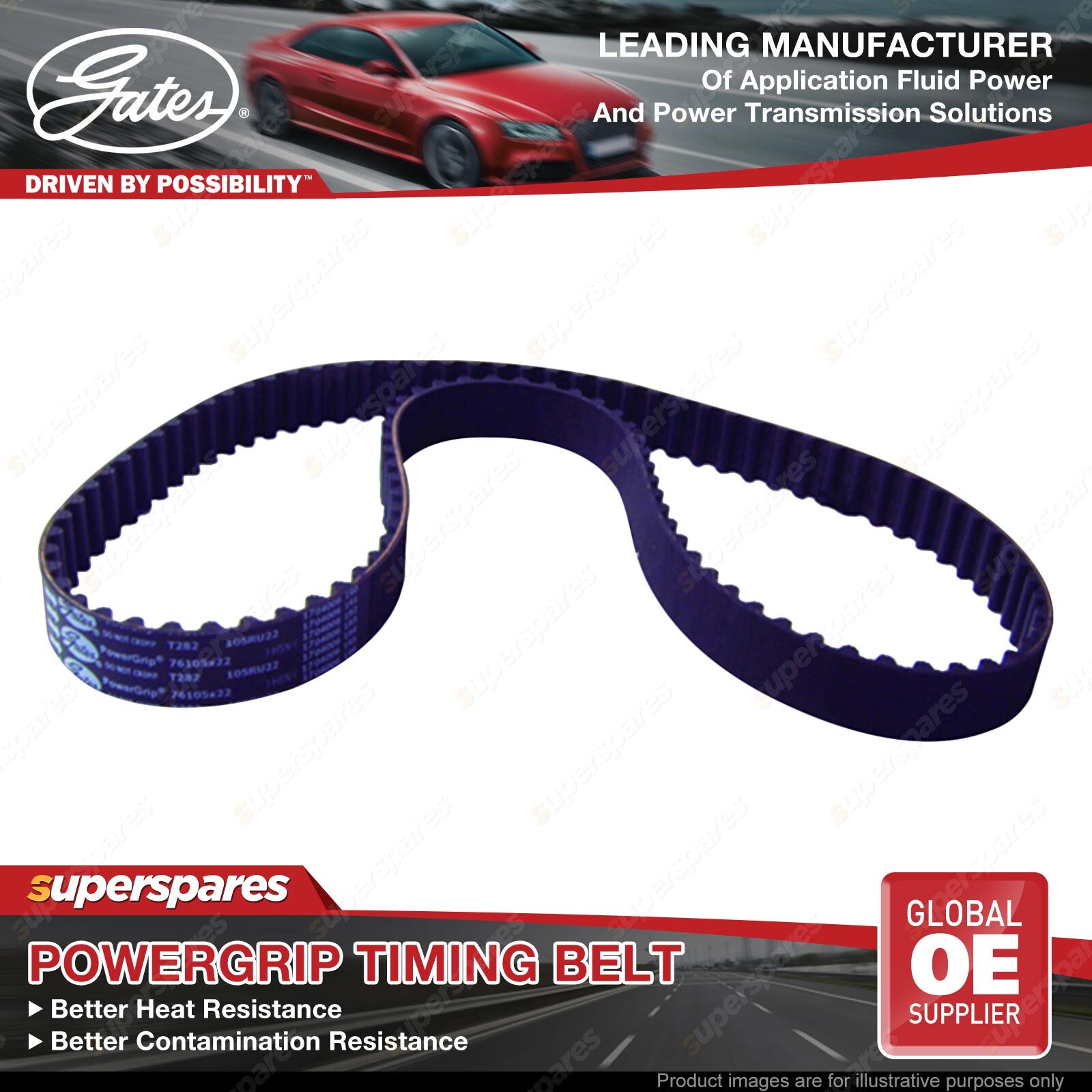 Gates Camshaft Timing Belt for Hyundai Accent Elantra Excel Getz Matrix
