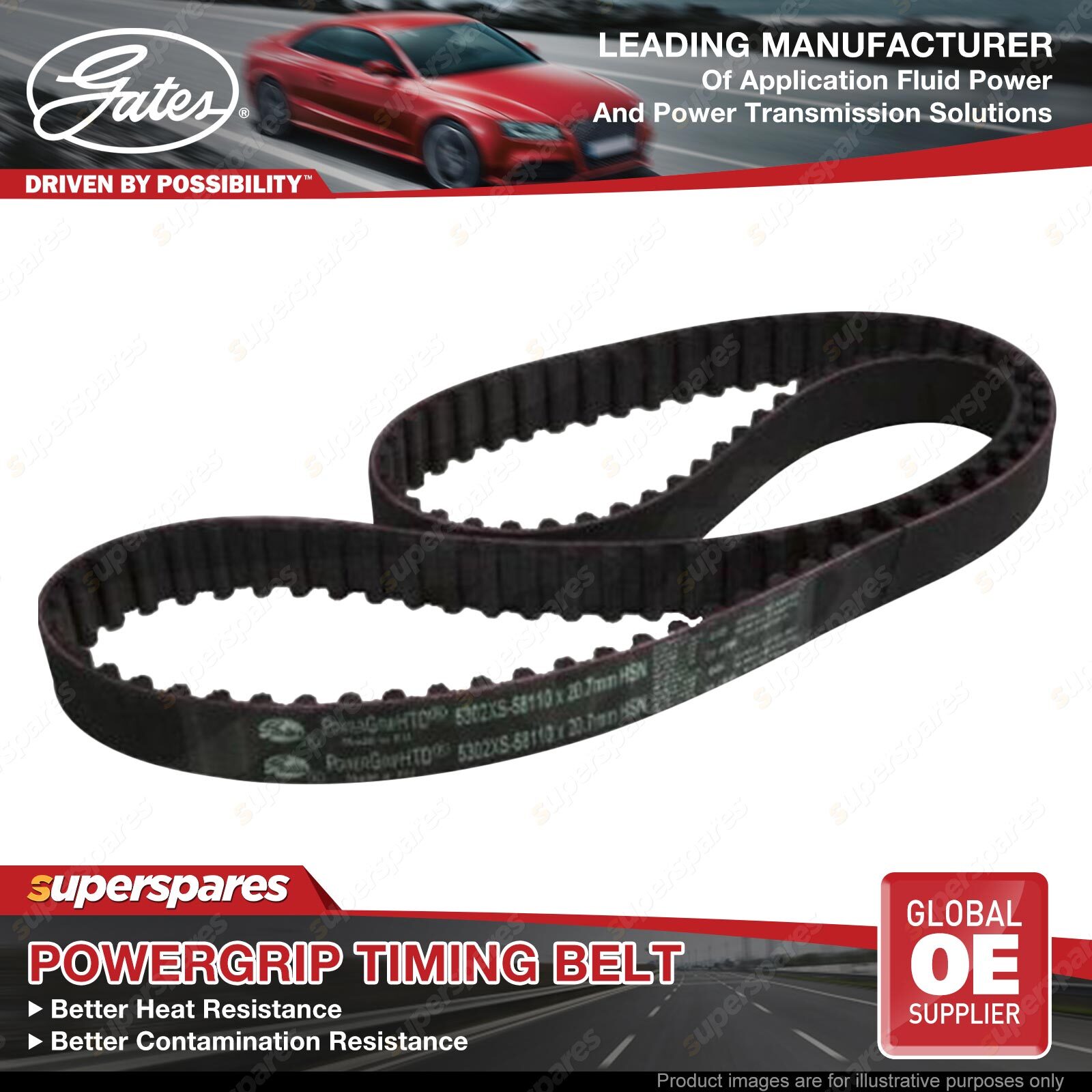 Gates Timing Belt for BMW 3 Series 318 i E30 E36 83KW 85KW 19881993
