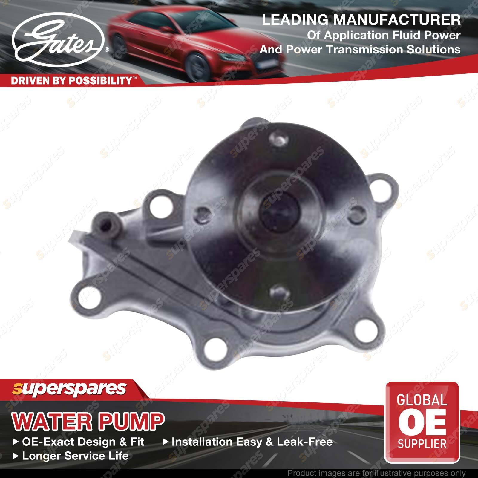 Gates Water Pump for Nissan 300 ZX Z32 Coupe VQ30DE VG30DETT 3.0L 168