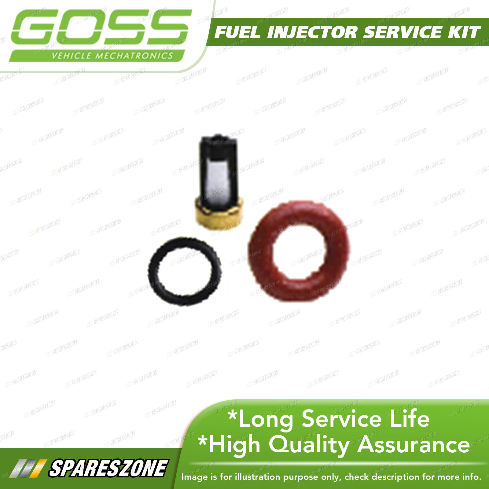GOSS Fuel Injector Service Kit for KIA Sportage FED 2.0L 19962004