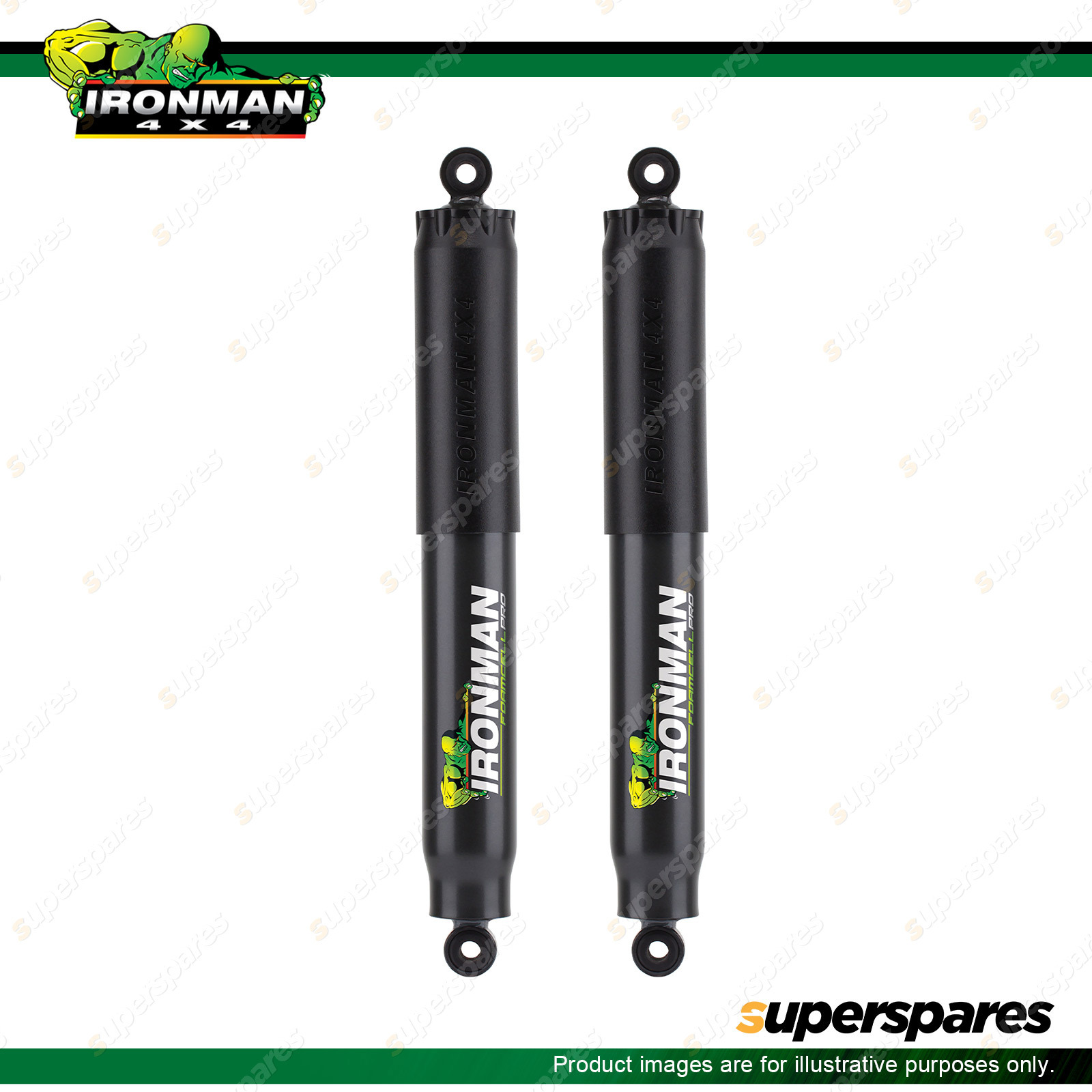 Ironman 4x4 Pair Rear Shock Absorber Foam Cell Pro Performance