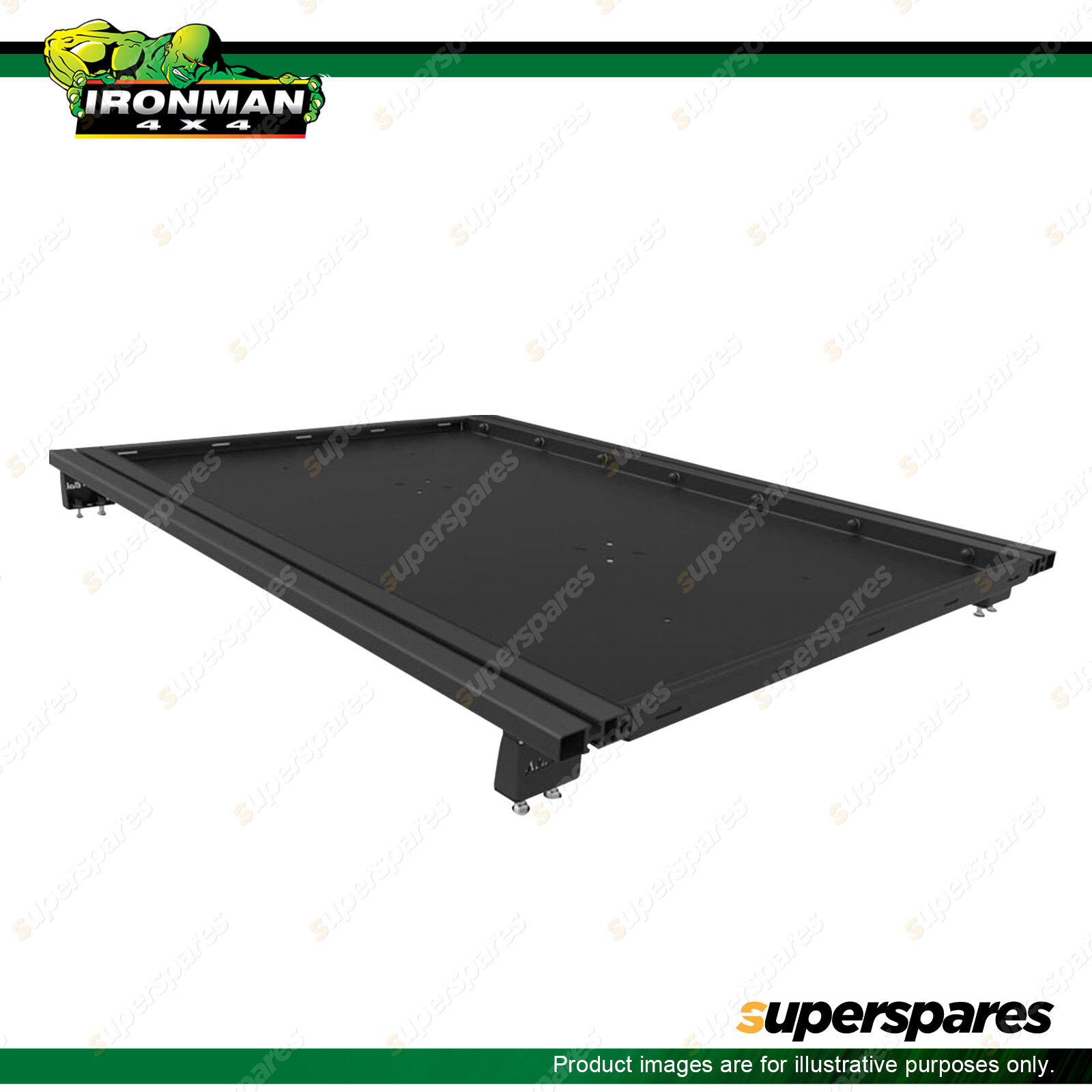 Ironman 4x4 AluCab Roof Rack Tray Excl Load Bars Table Table Slide AC