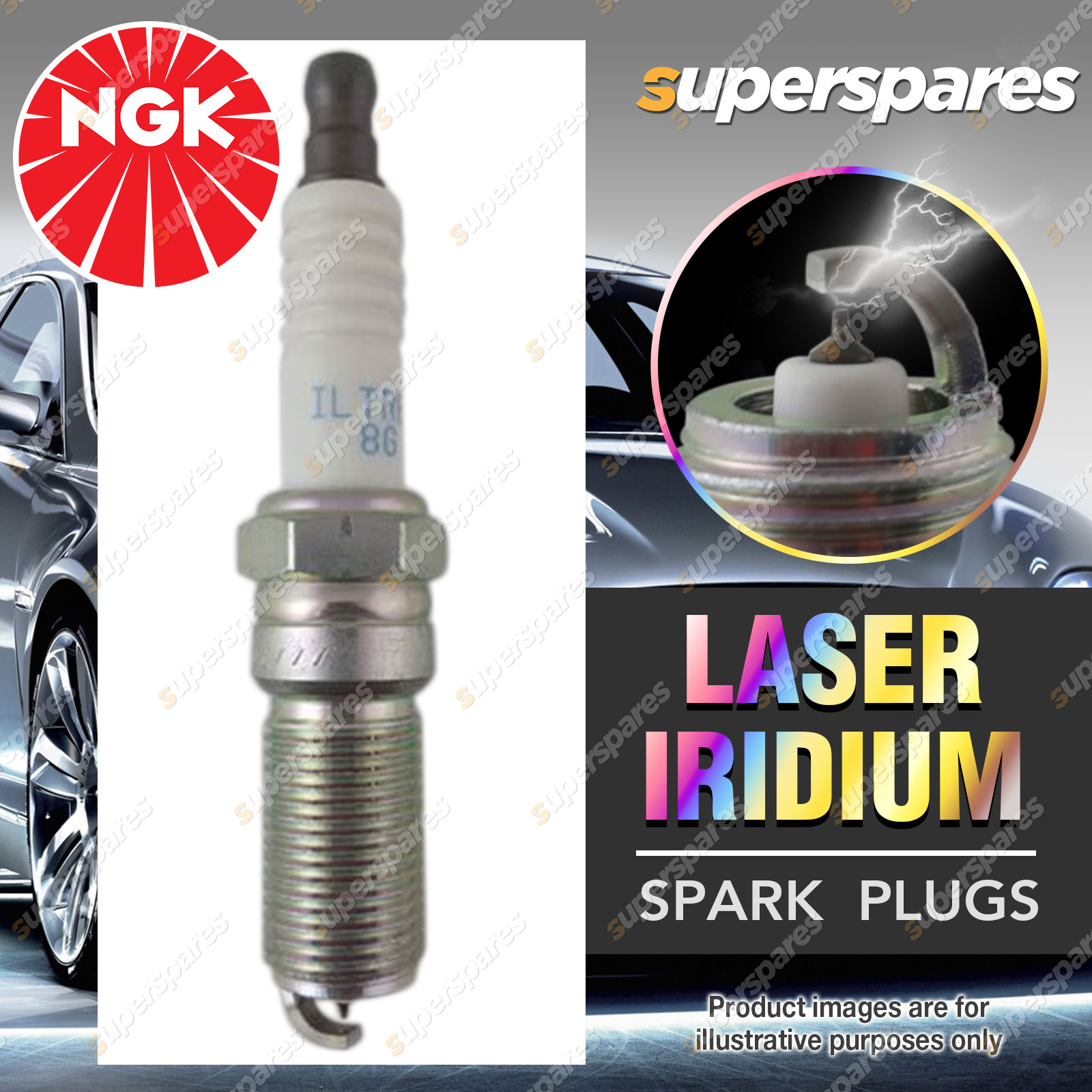 NGK Laser Iridium Spark Plug for Volvo S60 V60T5 XC60