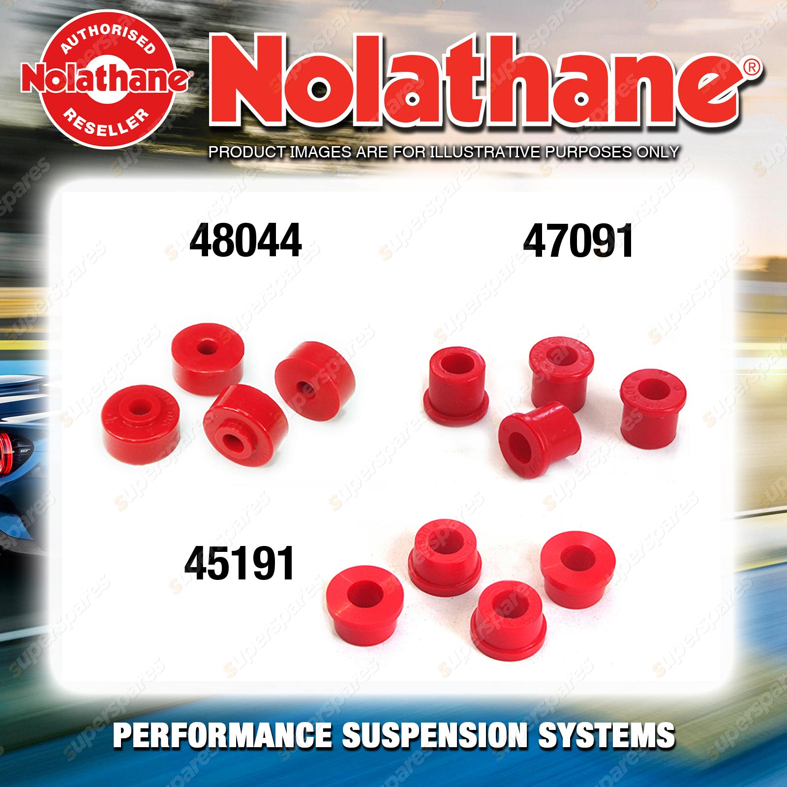 48044 Nolathane Front Strut Rod To Chassis Bushing FOR MORRIS MINOR