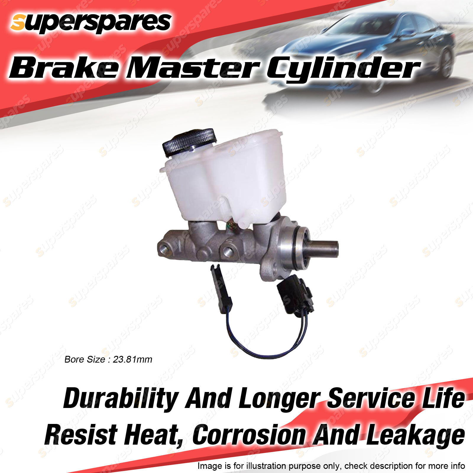 Protex Brake Master Cylinder for Ford Telstar AX AY TX5 V6 2.5L Manual ABS