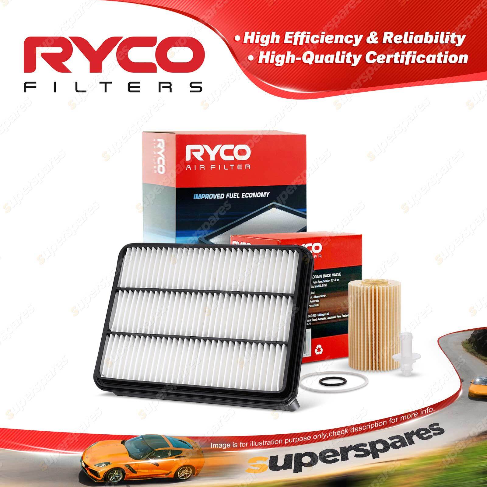 Ryco Oil Air Filter for Toyota Landcruiser VDJ79 VDJ76 78 V8 4.5L 1VD