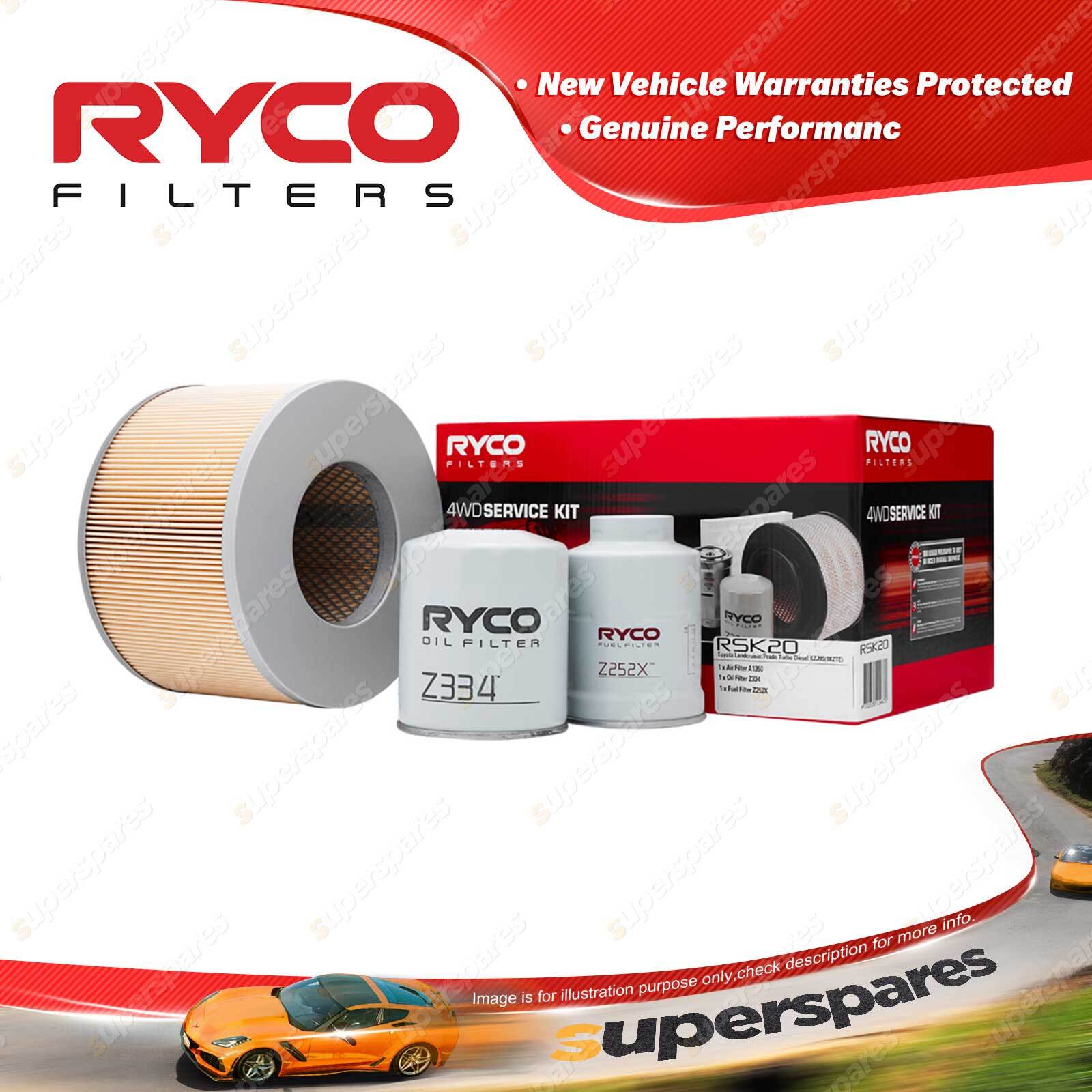 Ryco Filter Service Kit for Toyota Hilux KZN185 Landcruiser HZJ105