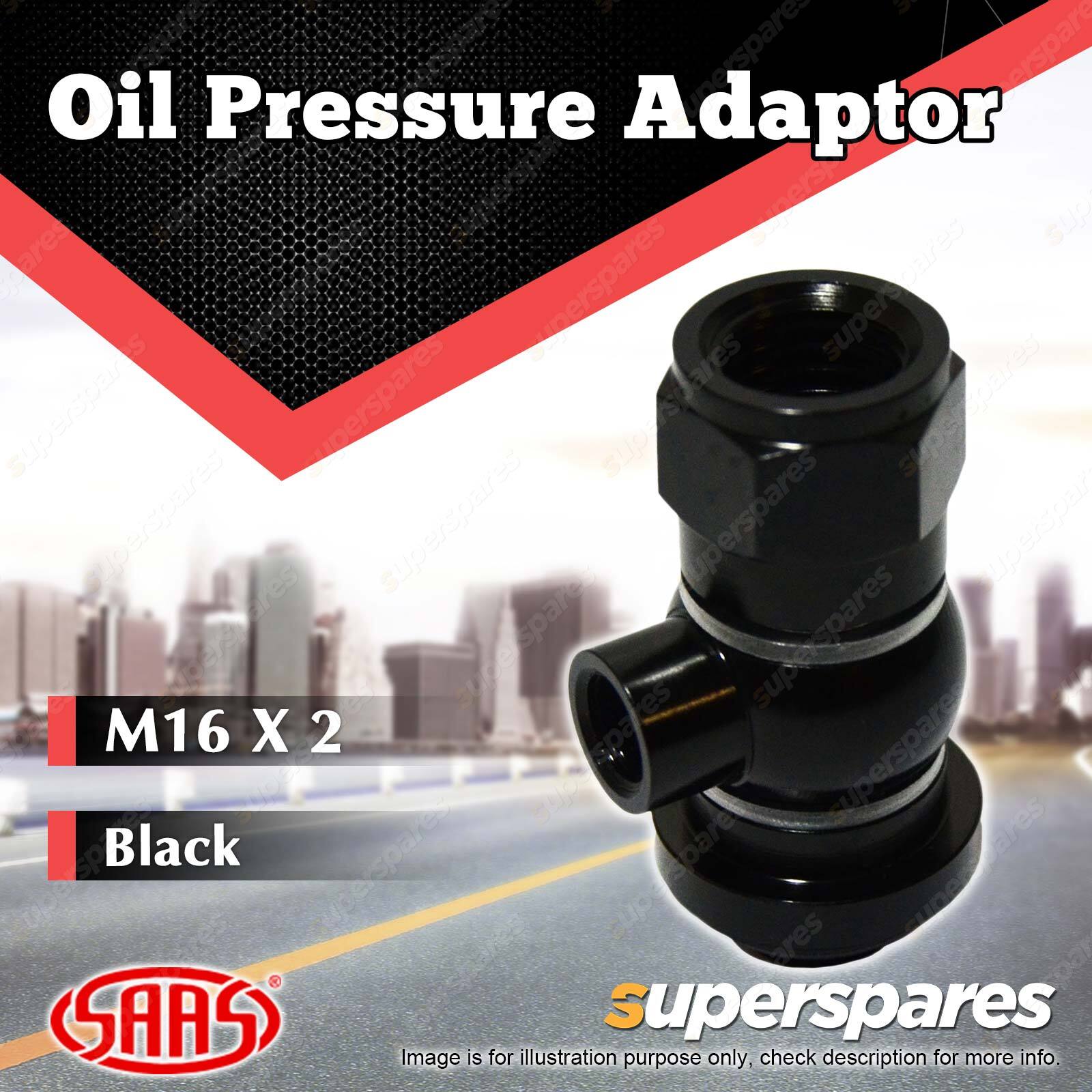 SAAS Oil Pressure Gauge Adaptor M16 X 2 for Holden Commodore VE VF VZ II V6