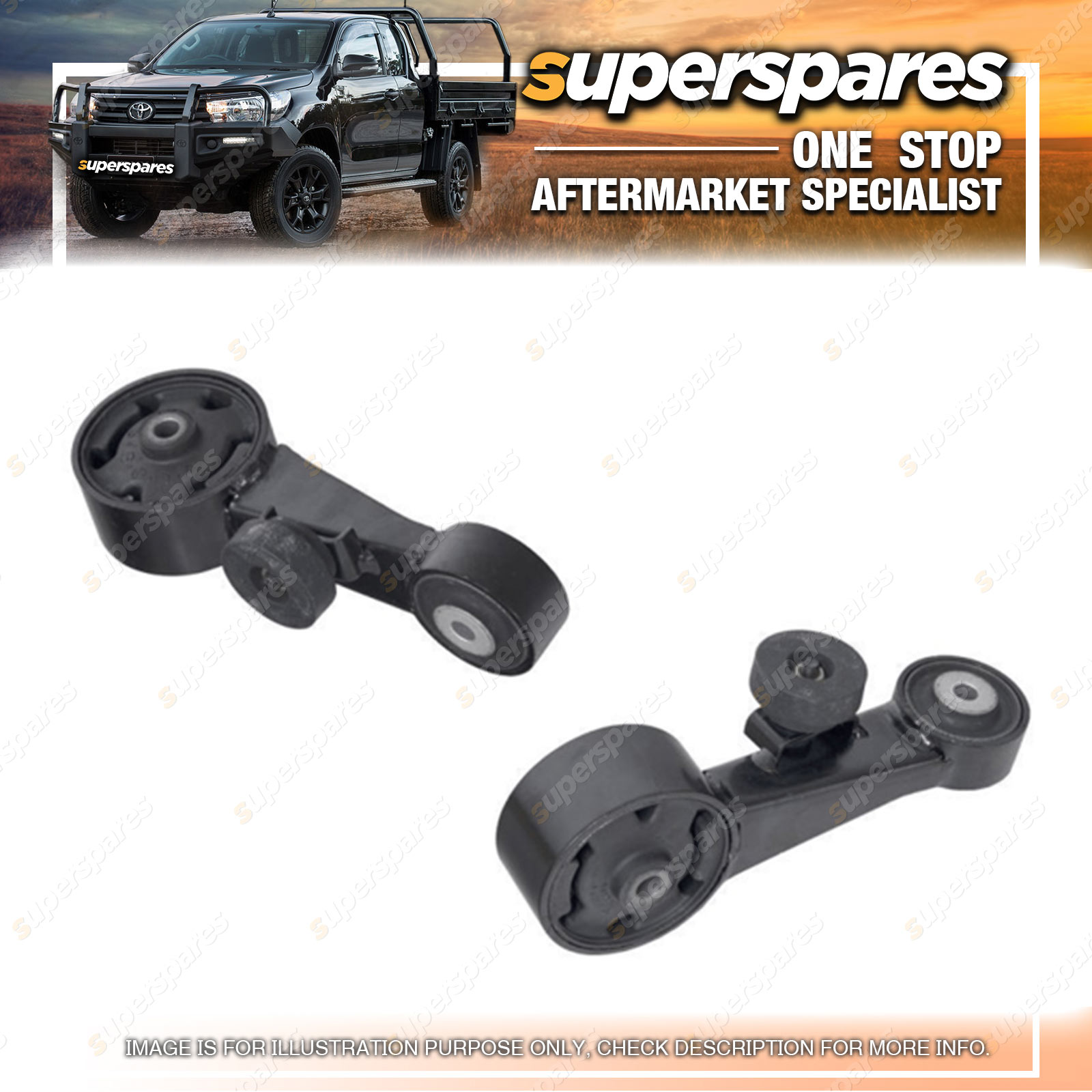 Superspares RH Top Engine Mount for Toyota Aurion GSV40 Automatic 10/