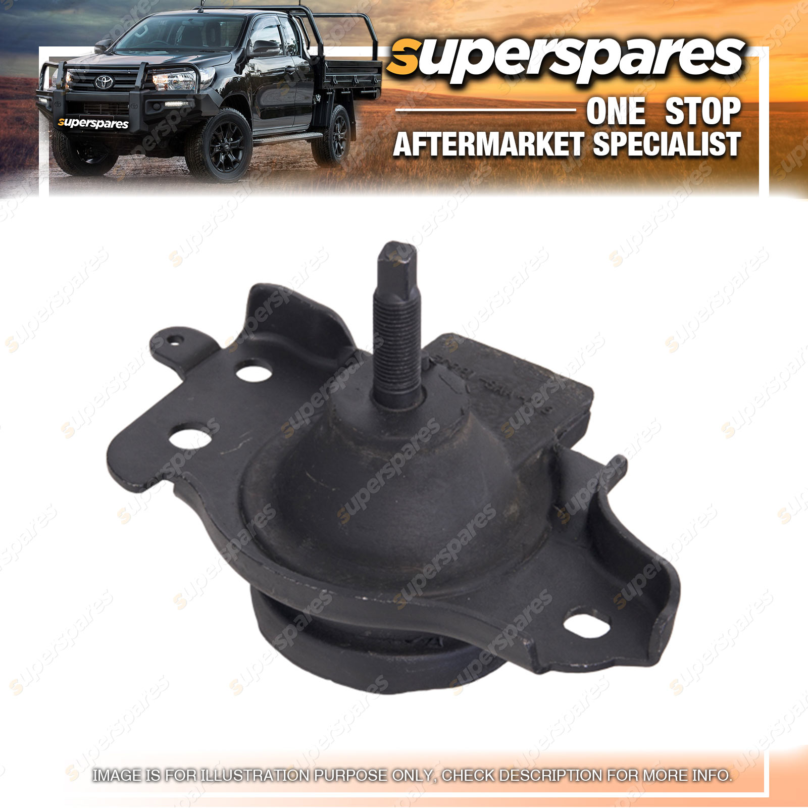 Superspares Right Engine Mount for Honda Jazz GD Manual 10/200209/2008
