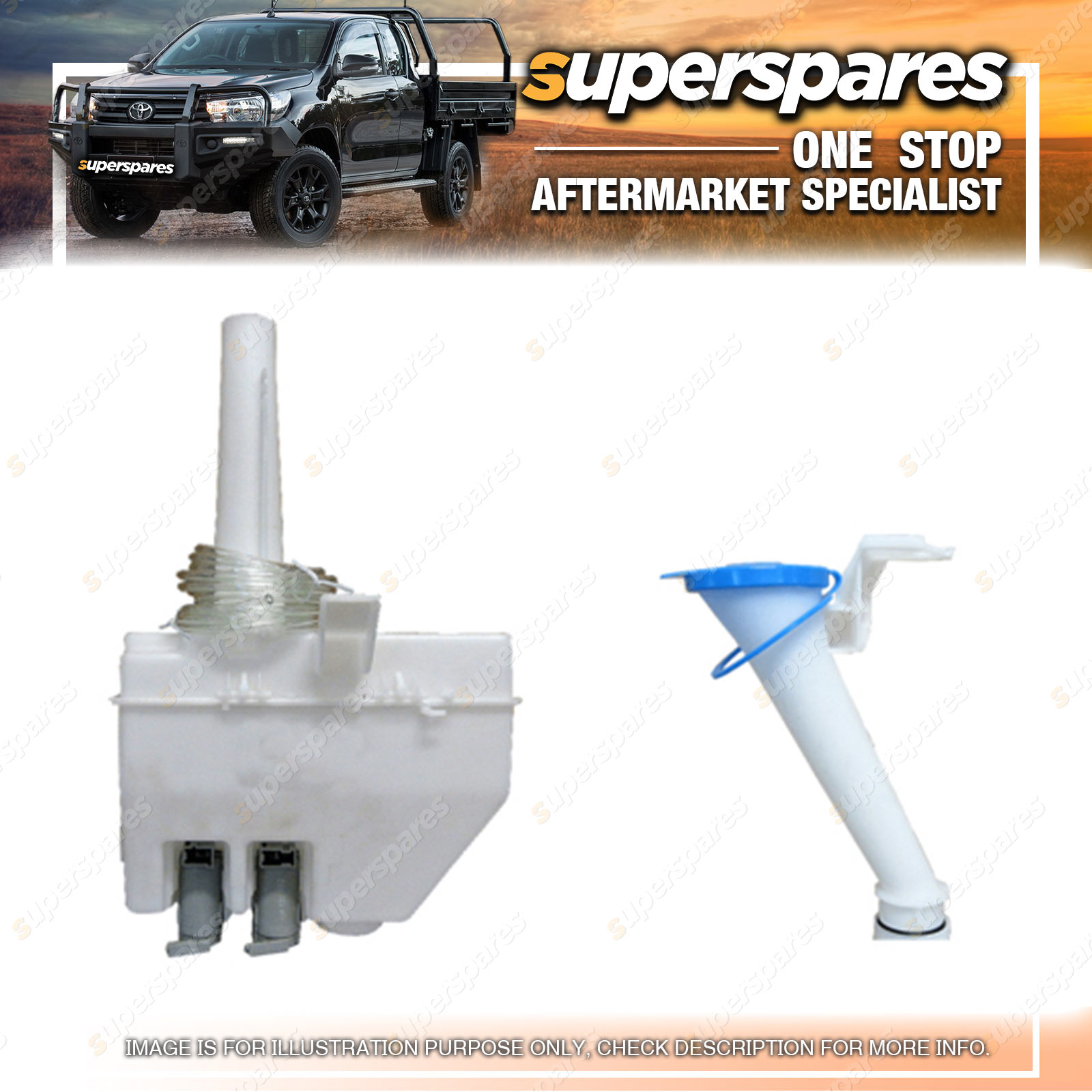 Superspares Washer Bottle for Nissan XTrail T30 10 / 200108 / 2007
