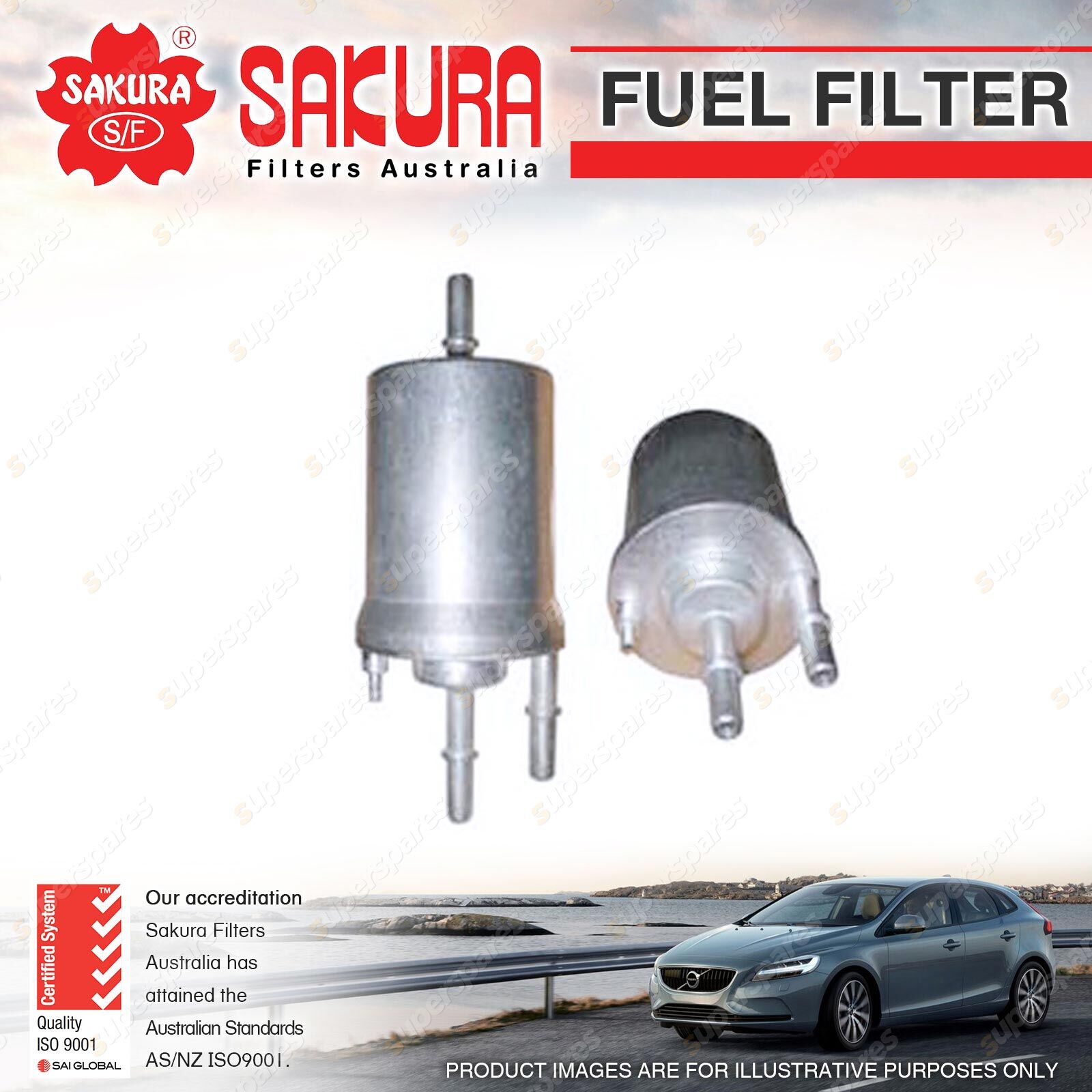 Sakura Fuel Filter for Volkswagen Amarok 2H Beetle 1L Caddy 2K Eos 1F