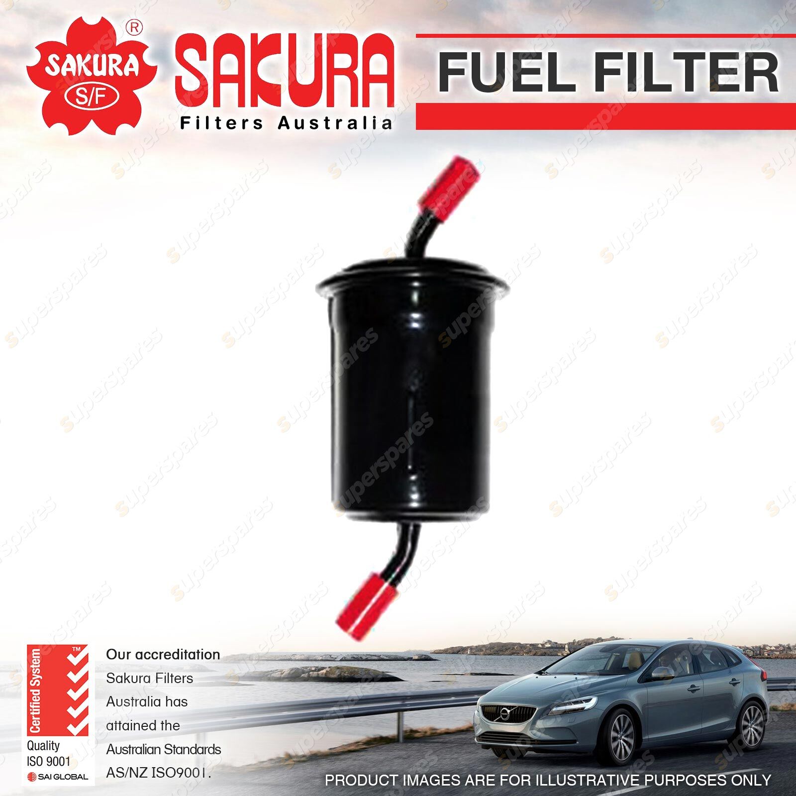 Sakura Fuel Filter for Mazda 323 Astina Protege BA BJ BG Familia BH