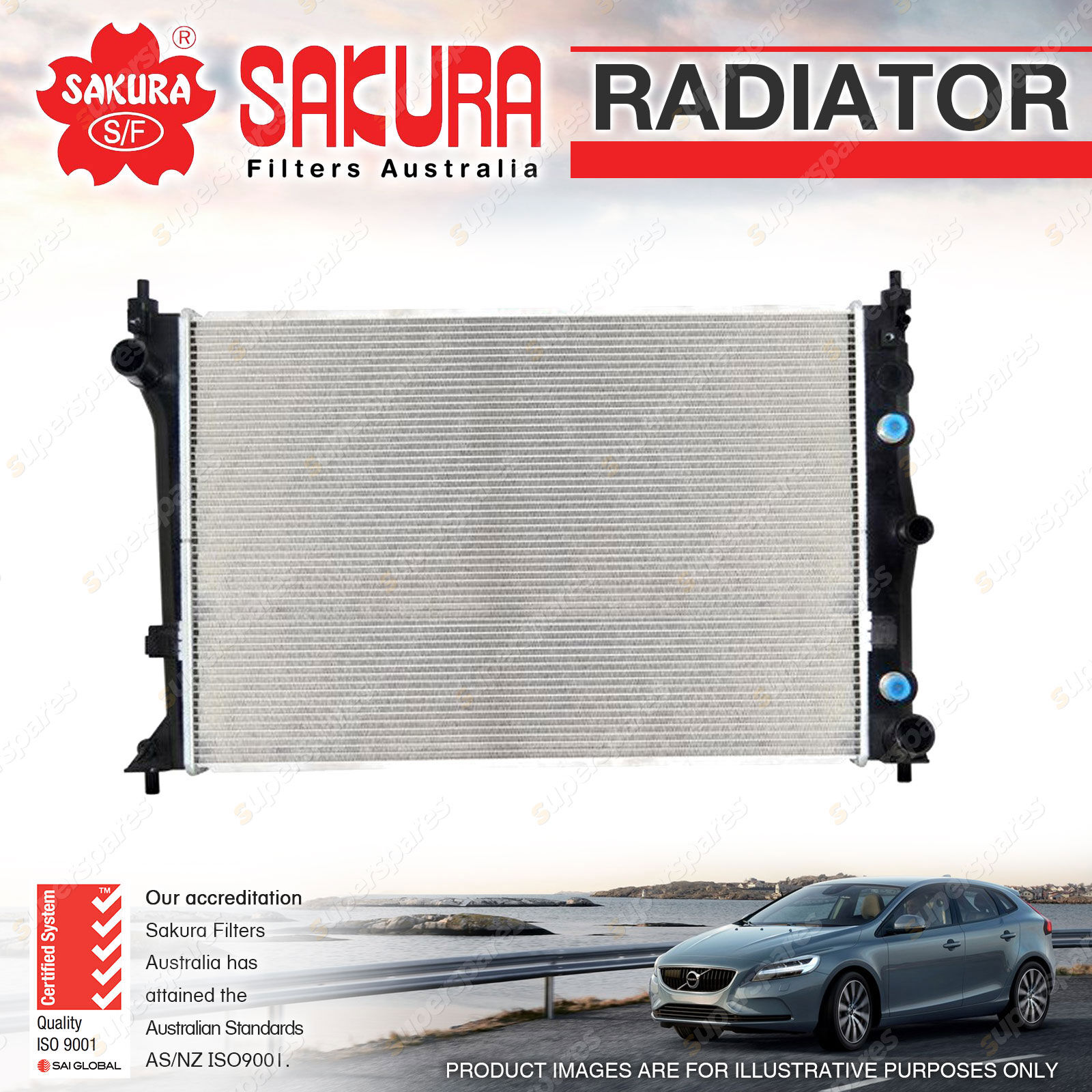 Sakura Radiator for FPV GT GT-P Pursuit BA 5.4L BOSS 290 V8 32V 2003-2005