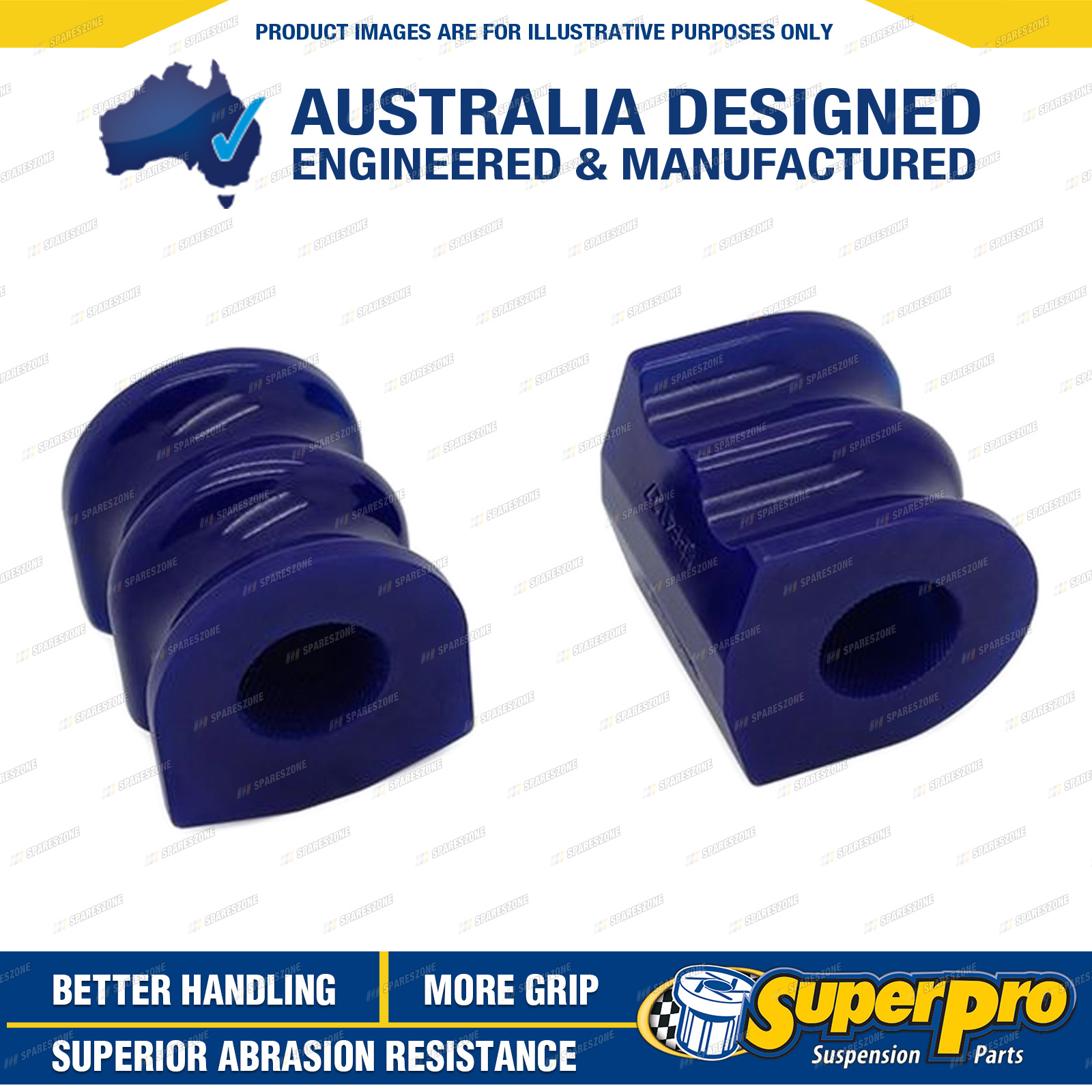 Superpro 28mm Rear Sway Bar Mount Bush Kit for Nissan Patrol Y62 2010on