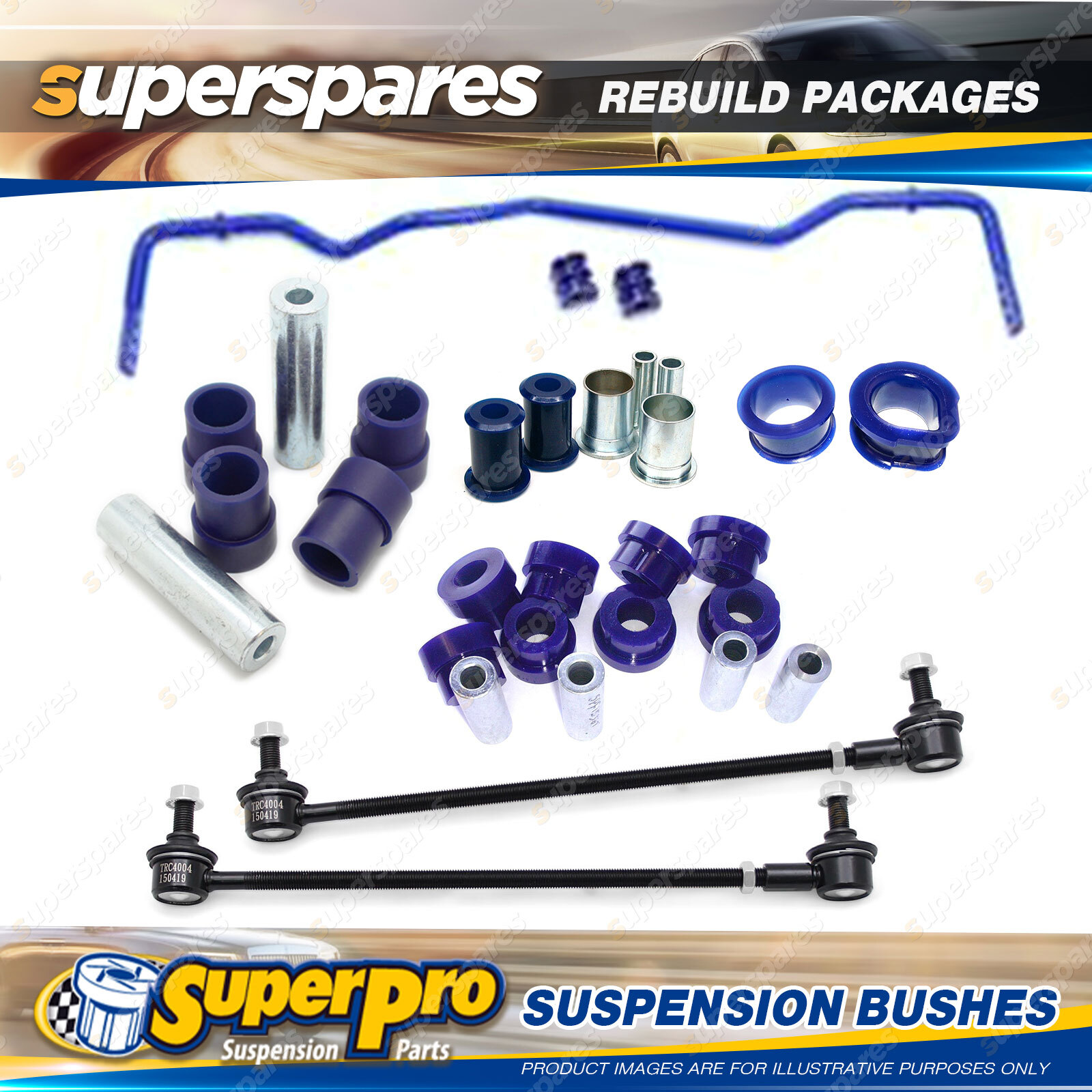 SuperPro Front Control Arm Upper-Outer Bushing Kit | 1994 - 1999 Nissan Skyline (SPF3610K)
