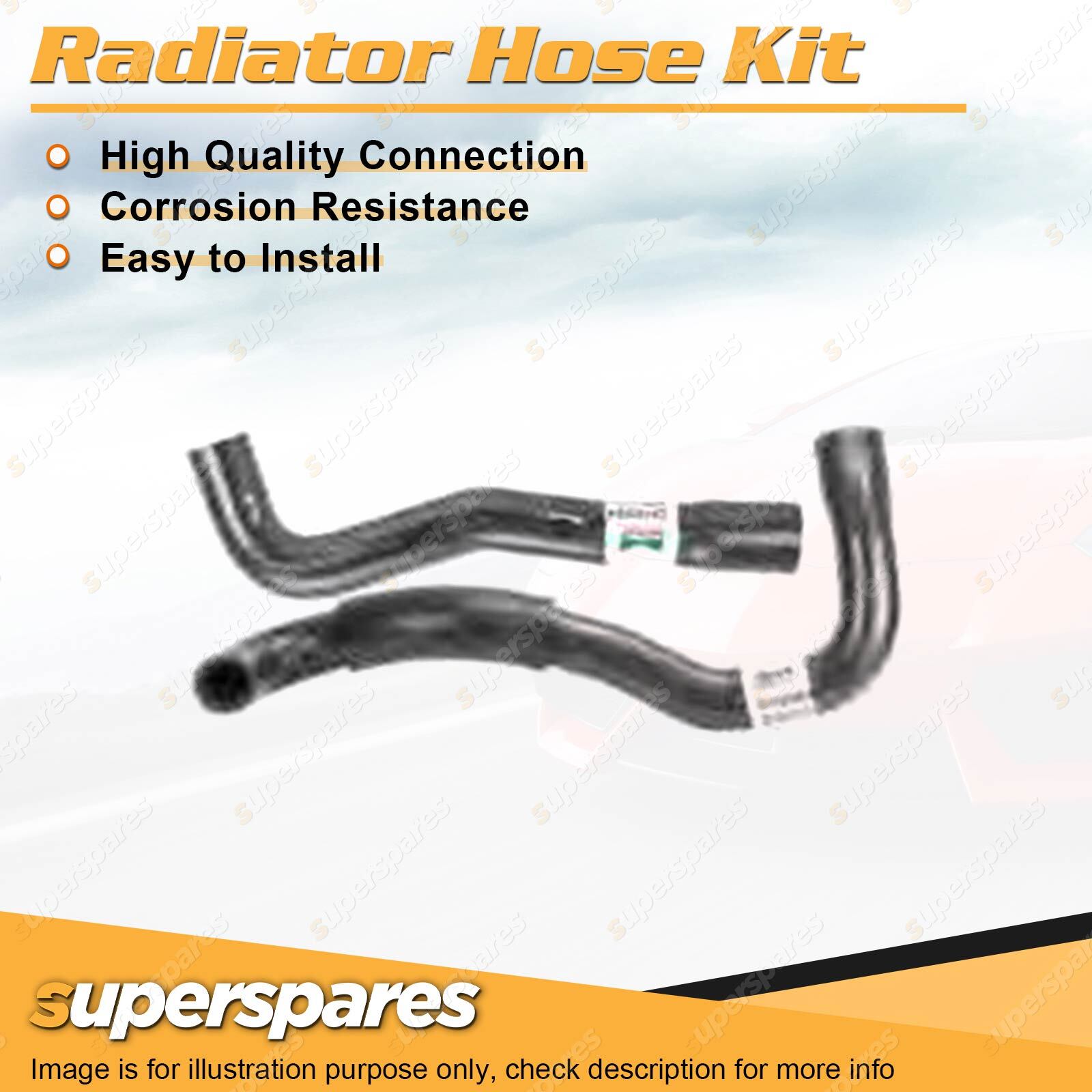 Top & Bottom Radiator Hoses for Nissan Patrol GU ZD30CR main image 1