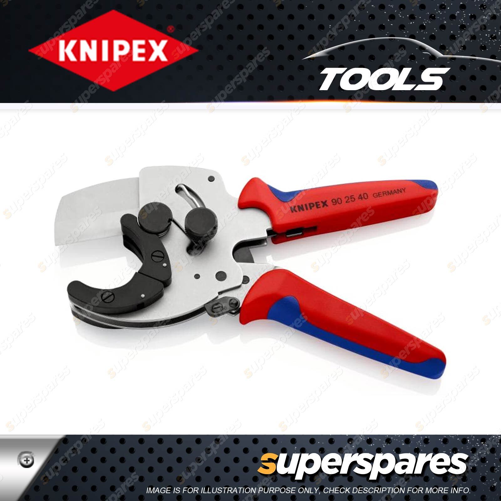 Knipex Pipe Cutter for Composite & Plastic Pipes 40mm Blade Length