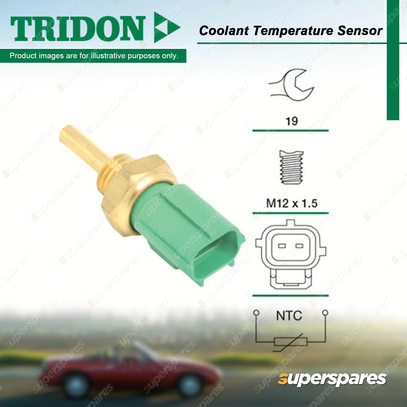 Tridon Coolant Sensor for Toyota Camry SV21 SXV10 SXV20 MCV20 Celica Coaster