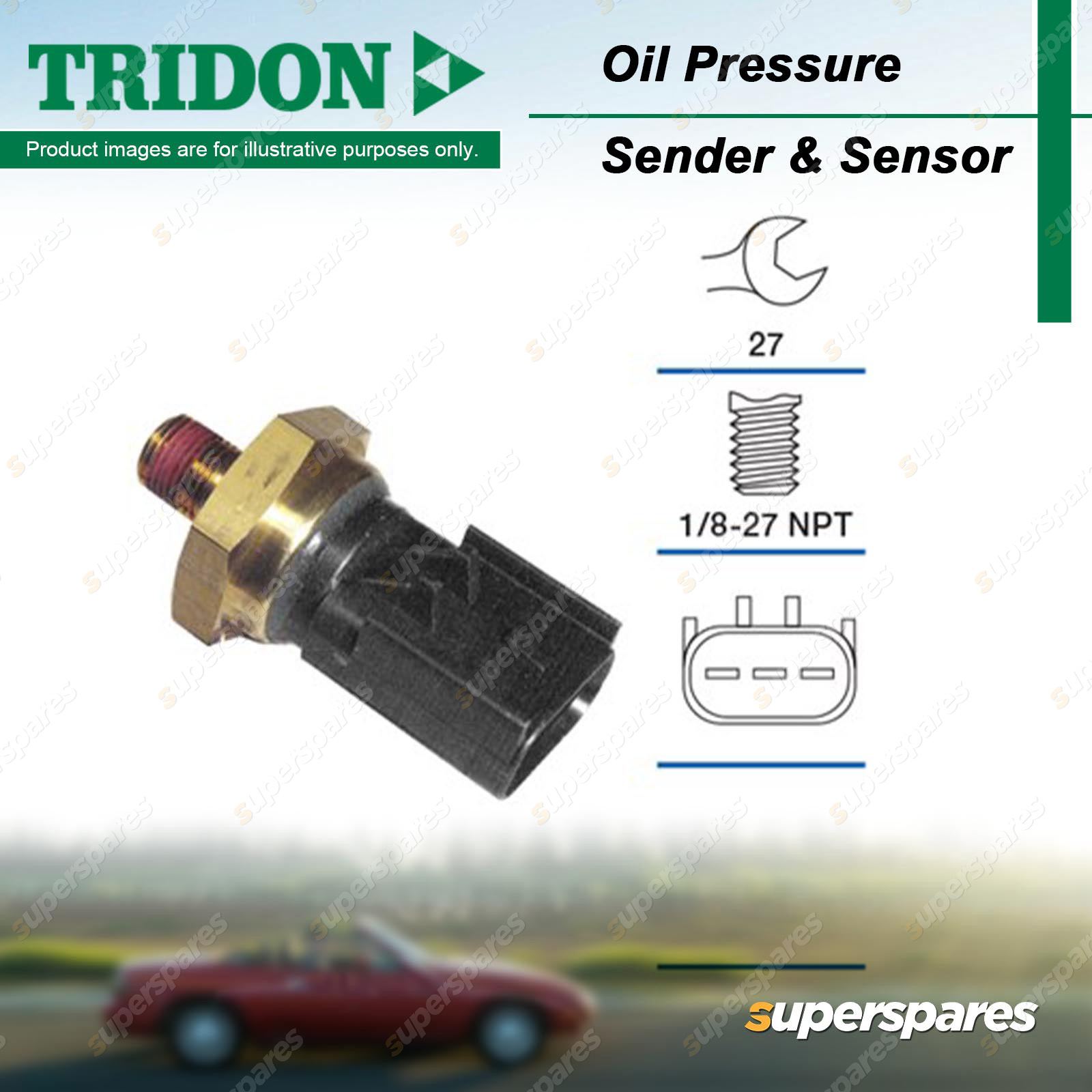 Tridon Oil Pressure Sensor for Jeep Cherokee XJ KJ WJ WG WH Commander  Wrangler
