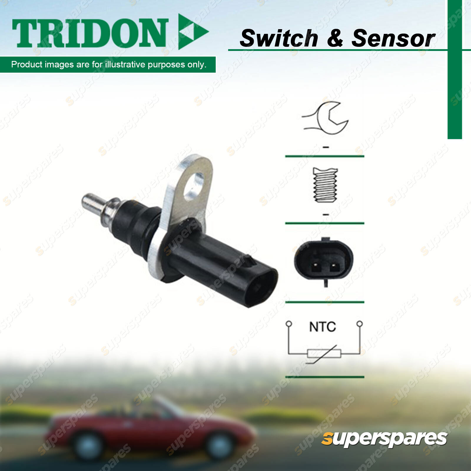 Tridon Water Temperature Sender for Audi A1 8X A3 8V A4 B8 A5 8T A6 C7 A7  4G A8