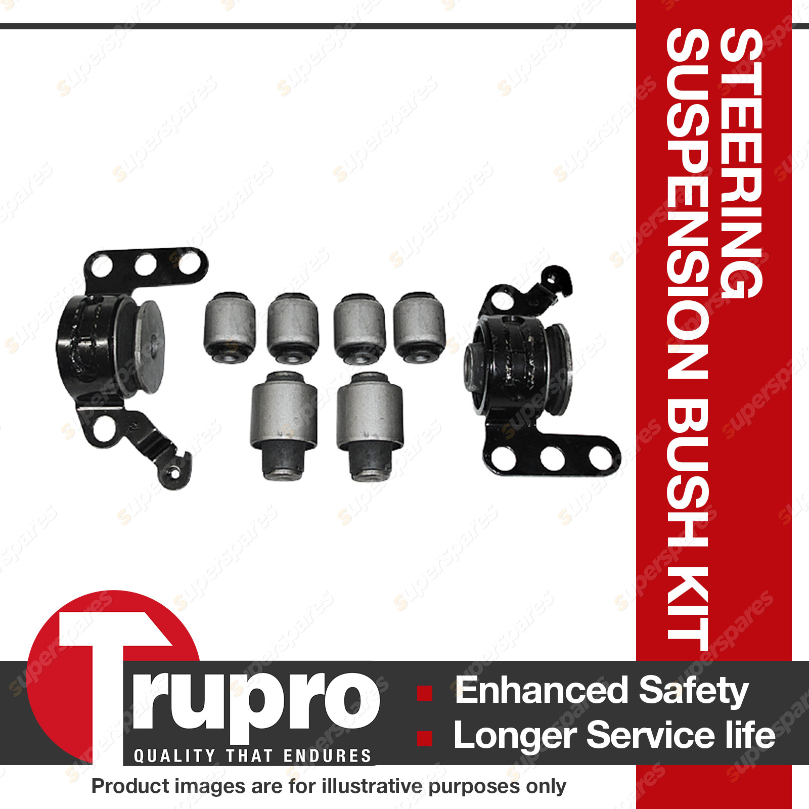 Trupro Rear Suspension Bush Kit For Toyota Celica ZZT231 8/999/05 TruPro