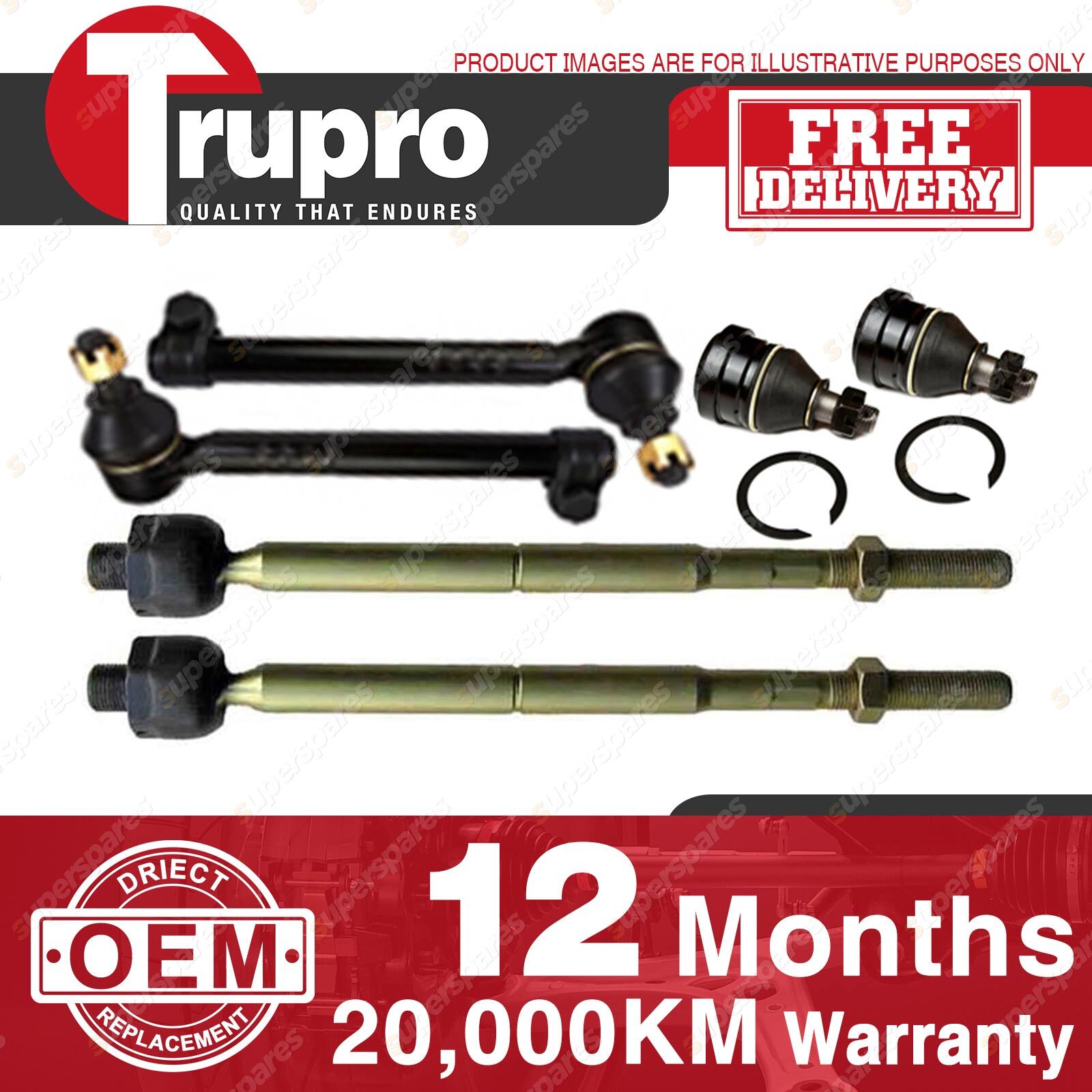 Premium Quality Trupro Rebuild Kit for TOYOTA COROLLA AE86 POWER STEER