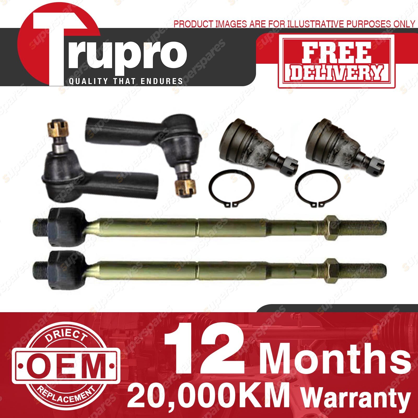 Trupro Rebuild Kit for TOYOTA CRESSIDA MX73 + EARLY MX83 MODELS Power