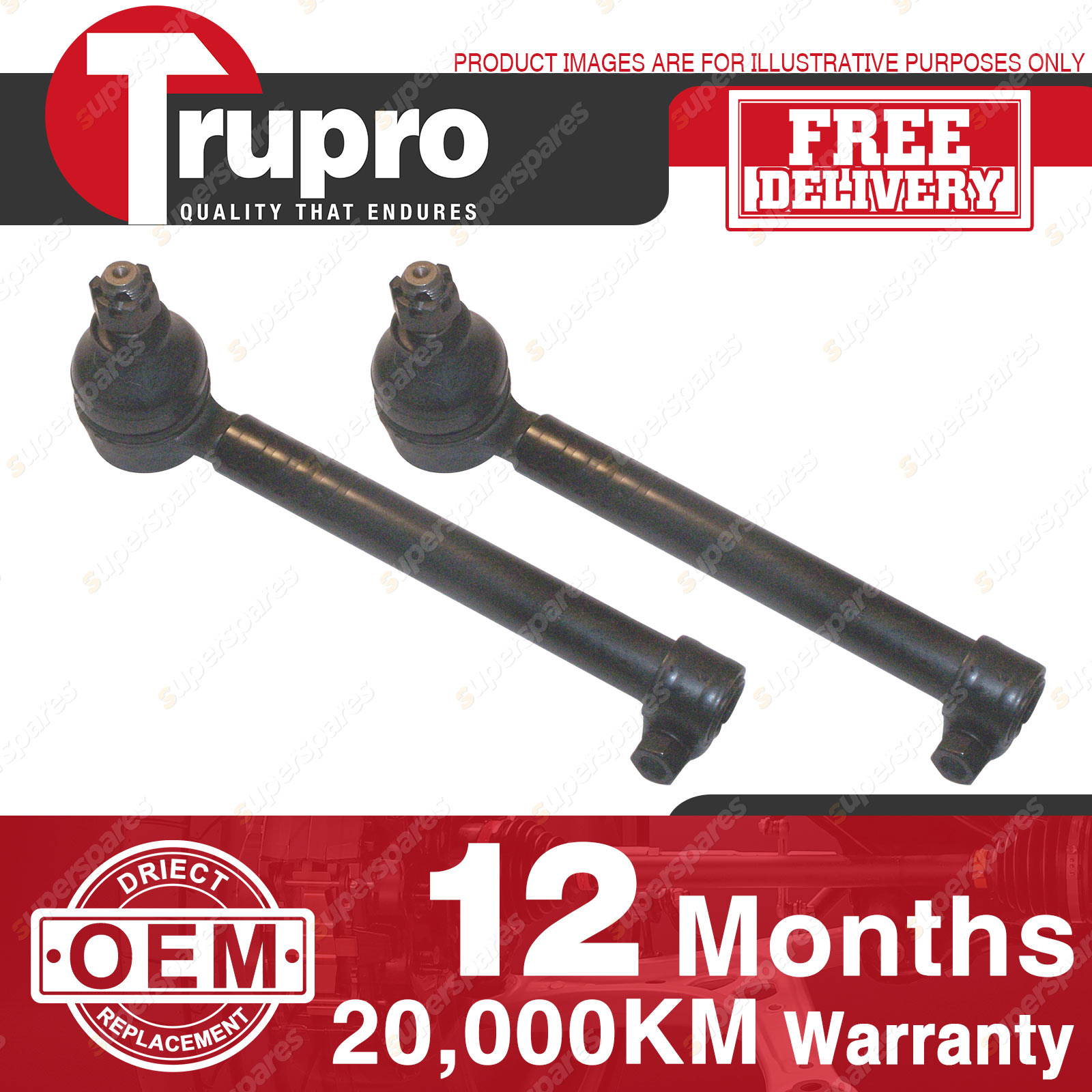 2 Pcs LH+RH Outer Tie Rod for TOYOTA COROLLA AE71 KE70 AE86 SPRINTER