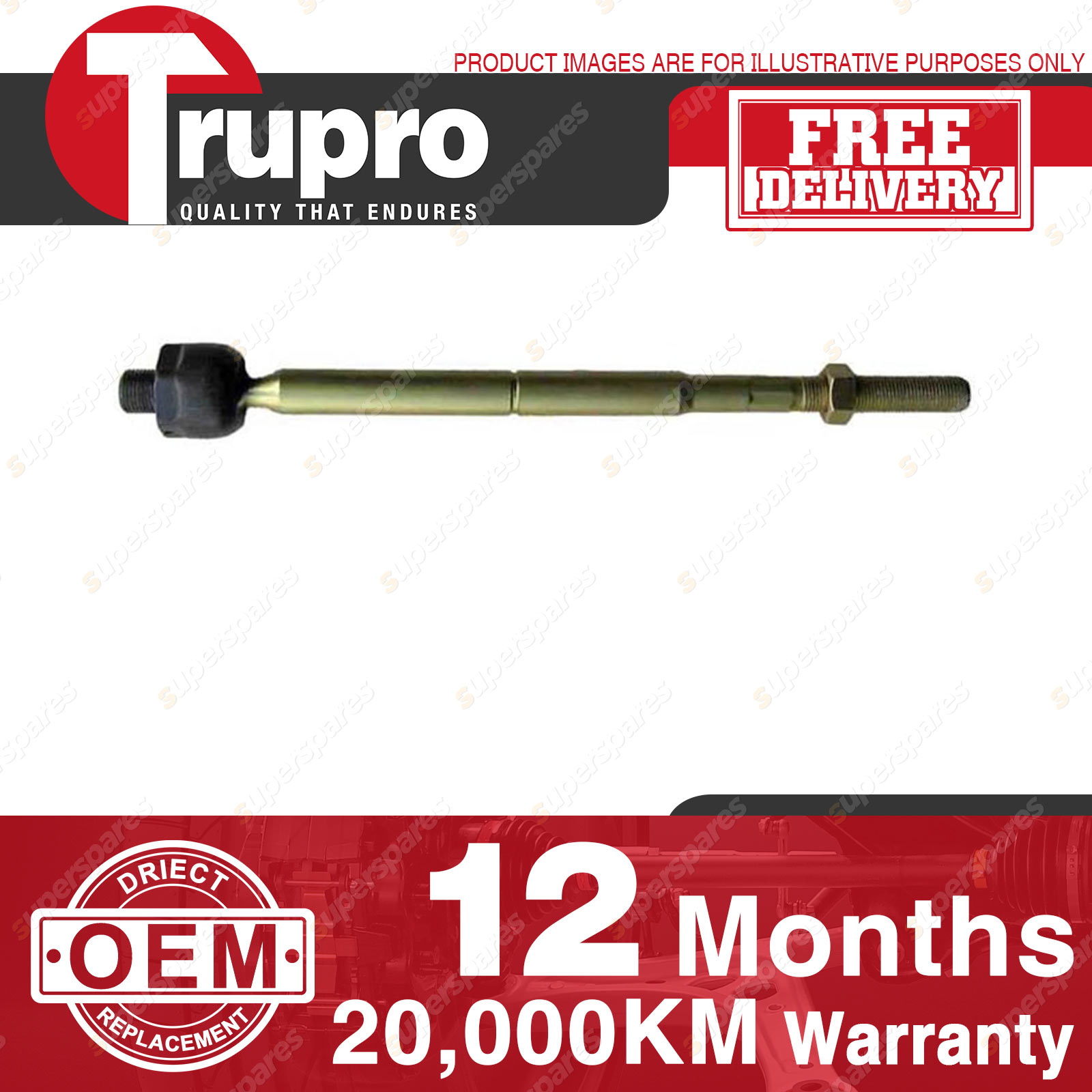 1 Pc LH Premium Quality Trupro Rack End for MAZDA 626 GE