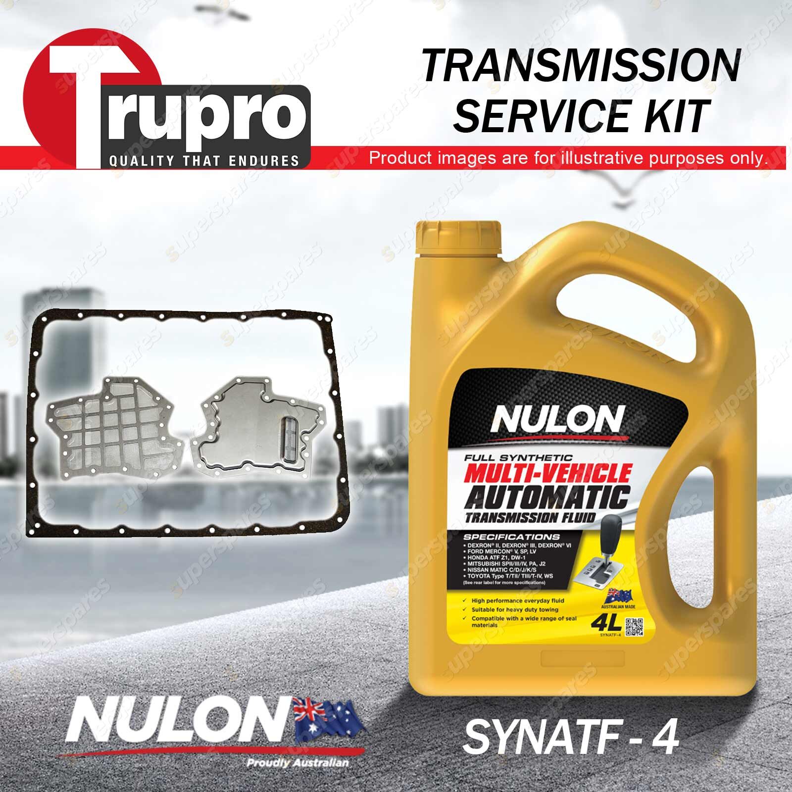 SYNATF Transmission Oil + Filter Kit for Nissan Patrol Y62 5.6L 370Z