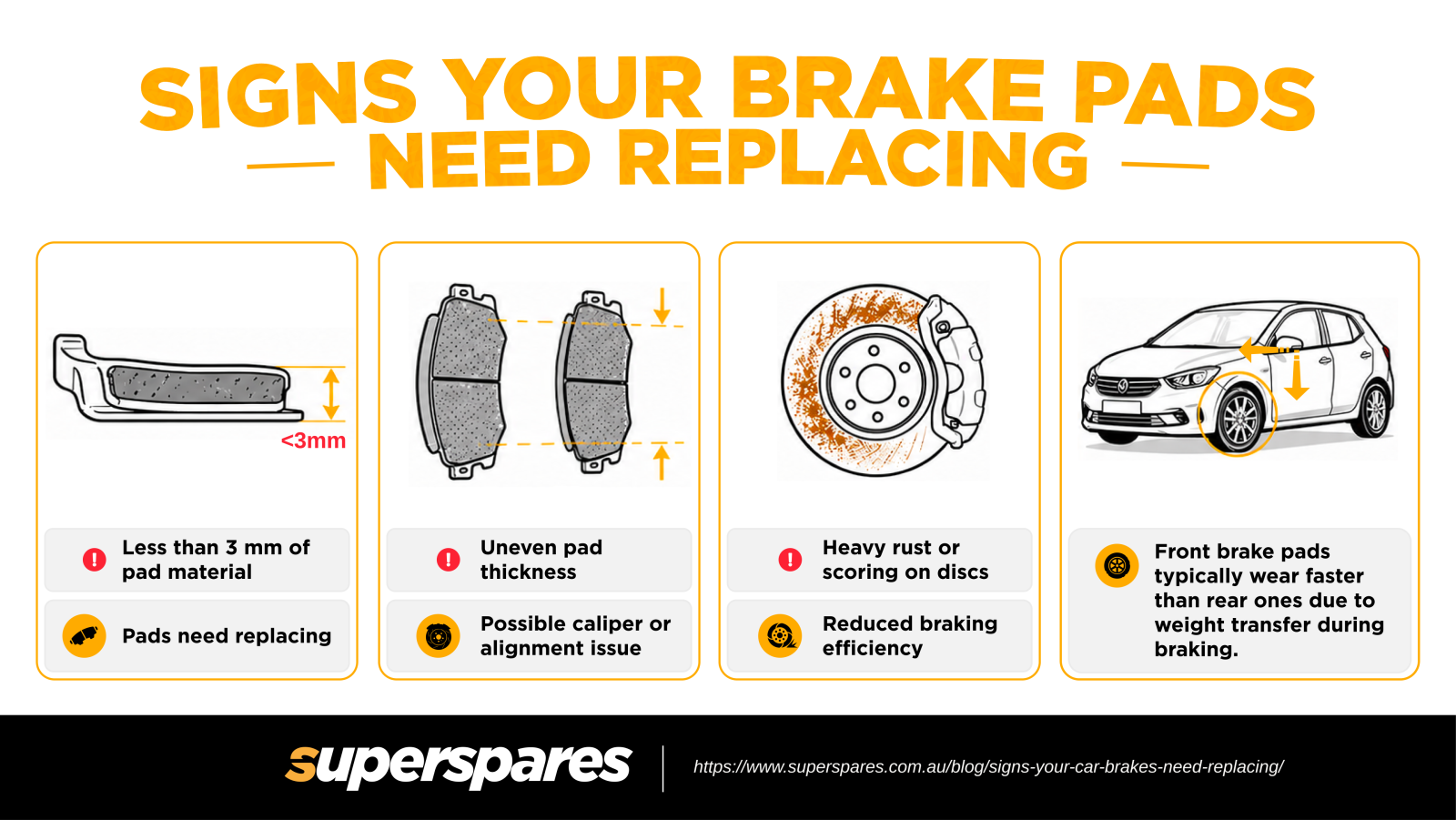 Signs Your Brake Pads Need Replacing