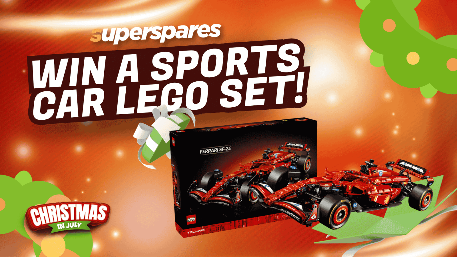 Superspares July LEGO F1 Ferrari Giveaway