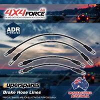 4x Brake Hose Lines Set for Toyota Hilux GUN126 KUN25 KUN26 GGN25 ABS WITH VSC