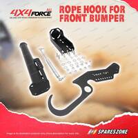 4X4FORCE Rope Hook Suitable for Front Bumper - Towing Essentials Accessories