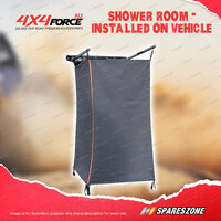 4X4FORCE Shower Room Installed on Vehicle - Shower Curtain Camping Essentials