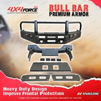Premium Armor Bumper Bullbar with Skid Plate 3 LOOP for Mazda BT50 11-18